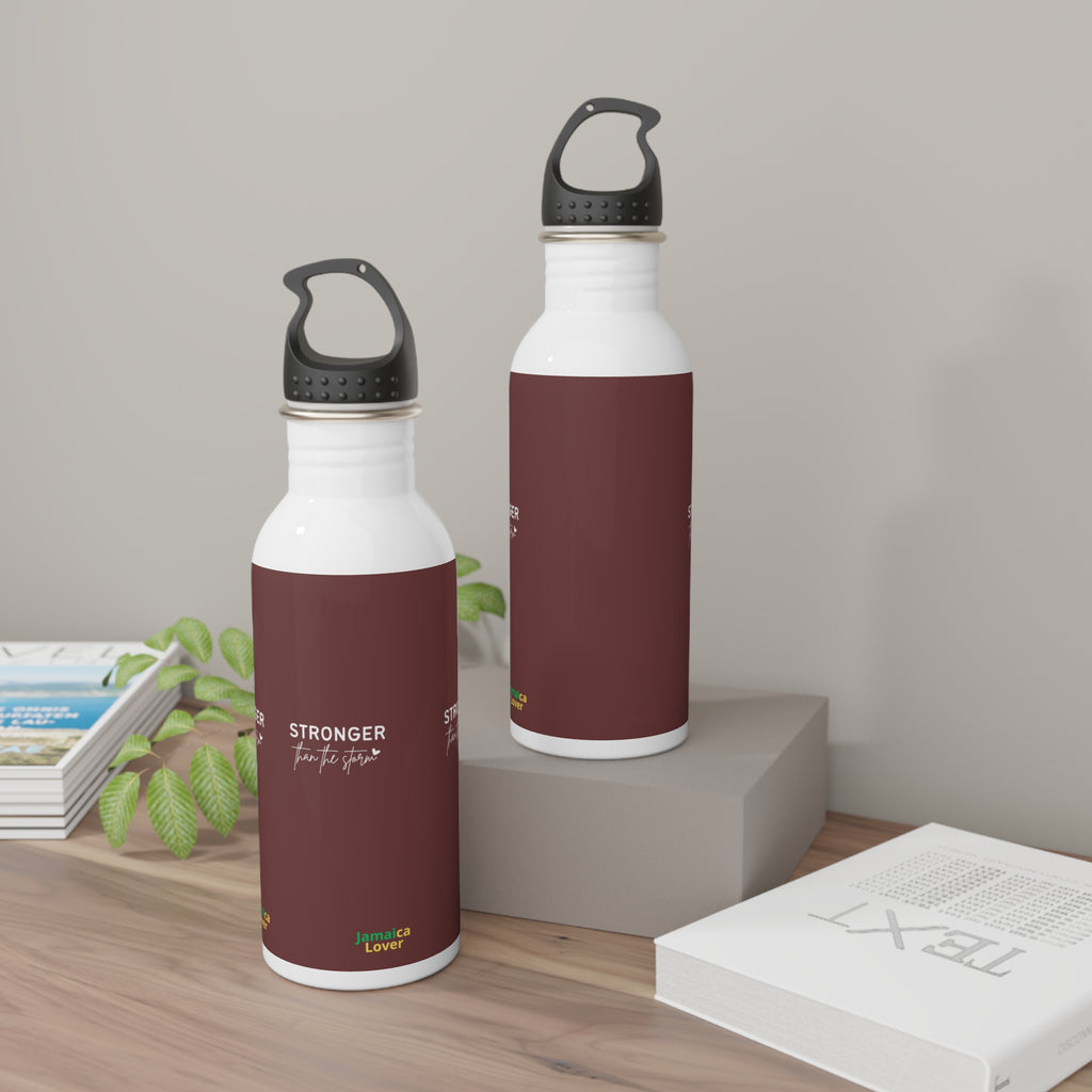 Stainless Steel Water Bottle — "Stronger from the Struggle" Inspirational Sports Bottle