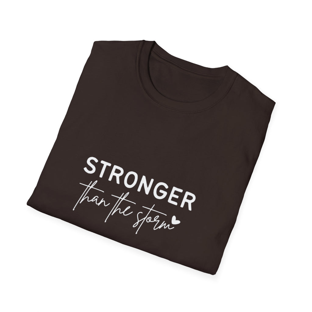 T-Shirt — "Stronger Than the Storm" Jamaica Lover Inspirational Tee