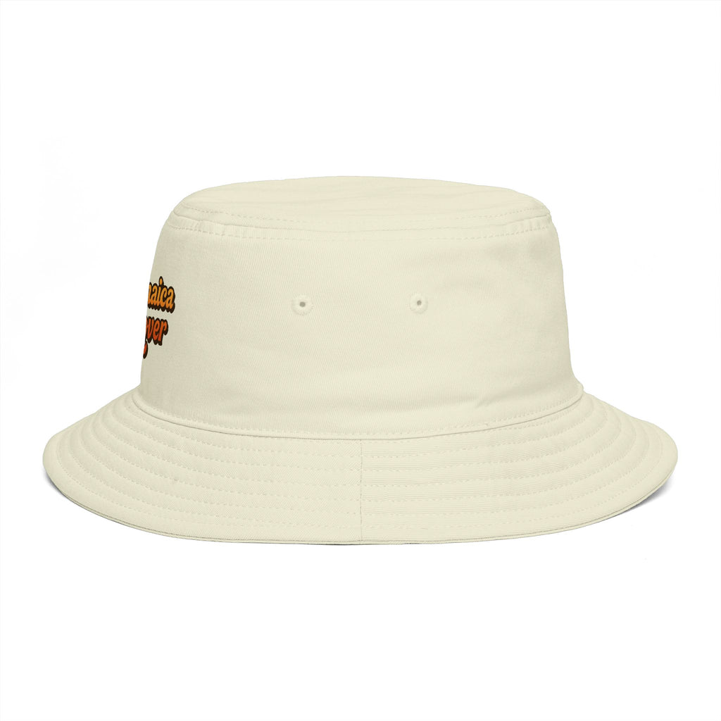 Jamaica Lover Bucket Hat — Retro Reggae Brown Beach Sun Hat