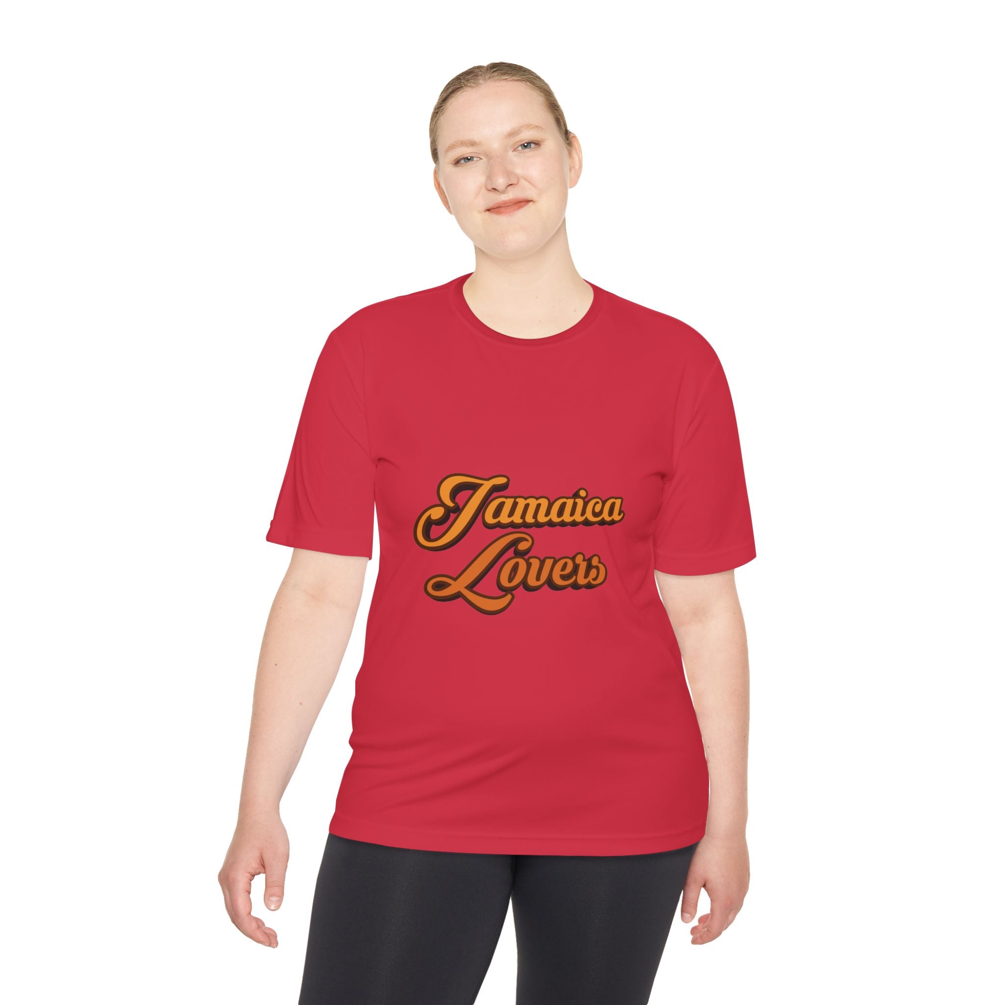 Jamaica Lovers Unisex Moisture Wicking Tee, Cool Summer Wear, Beach Shirt, Vacation Gear, Travel Apparel, Gift for Friends