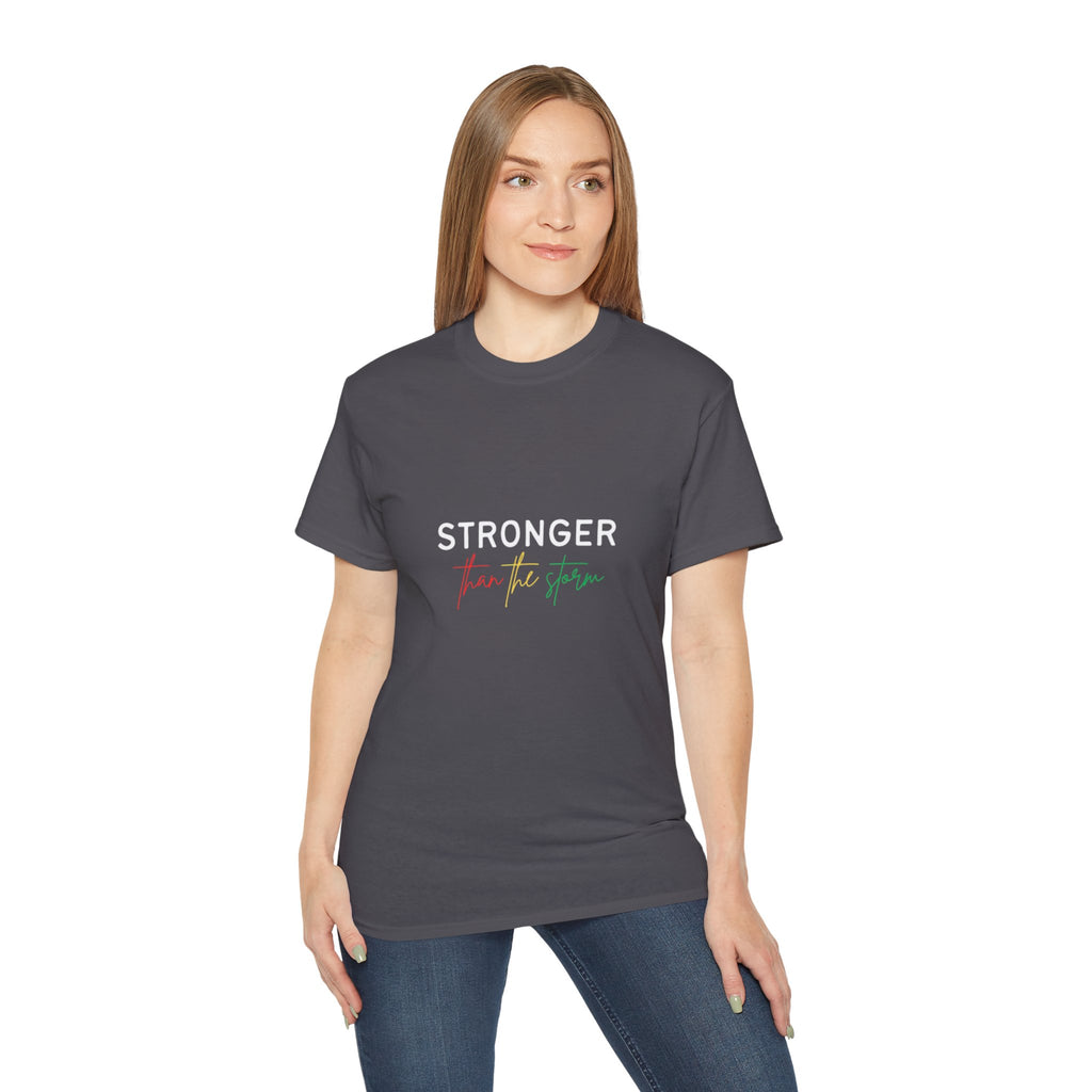 Stronger Than The Storm T-Shirt — Resilience Motivational Tee