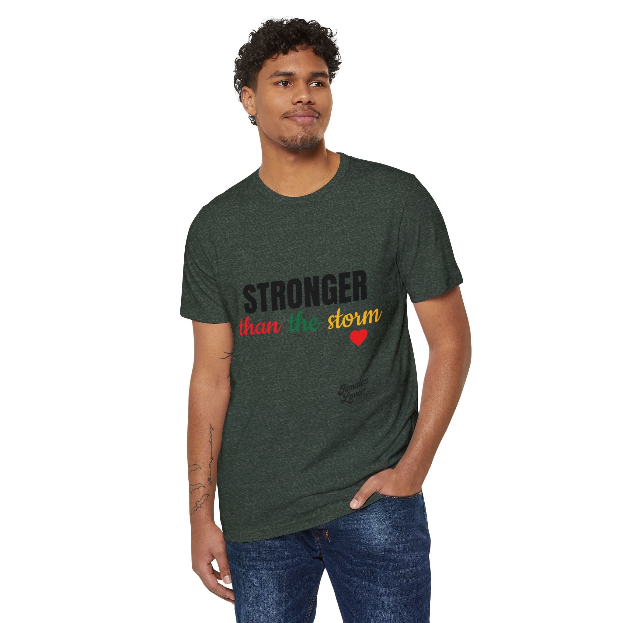 Stronger Than the Storm T-Shirt — Inspirational Graphic Tee