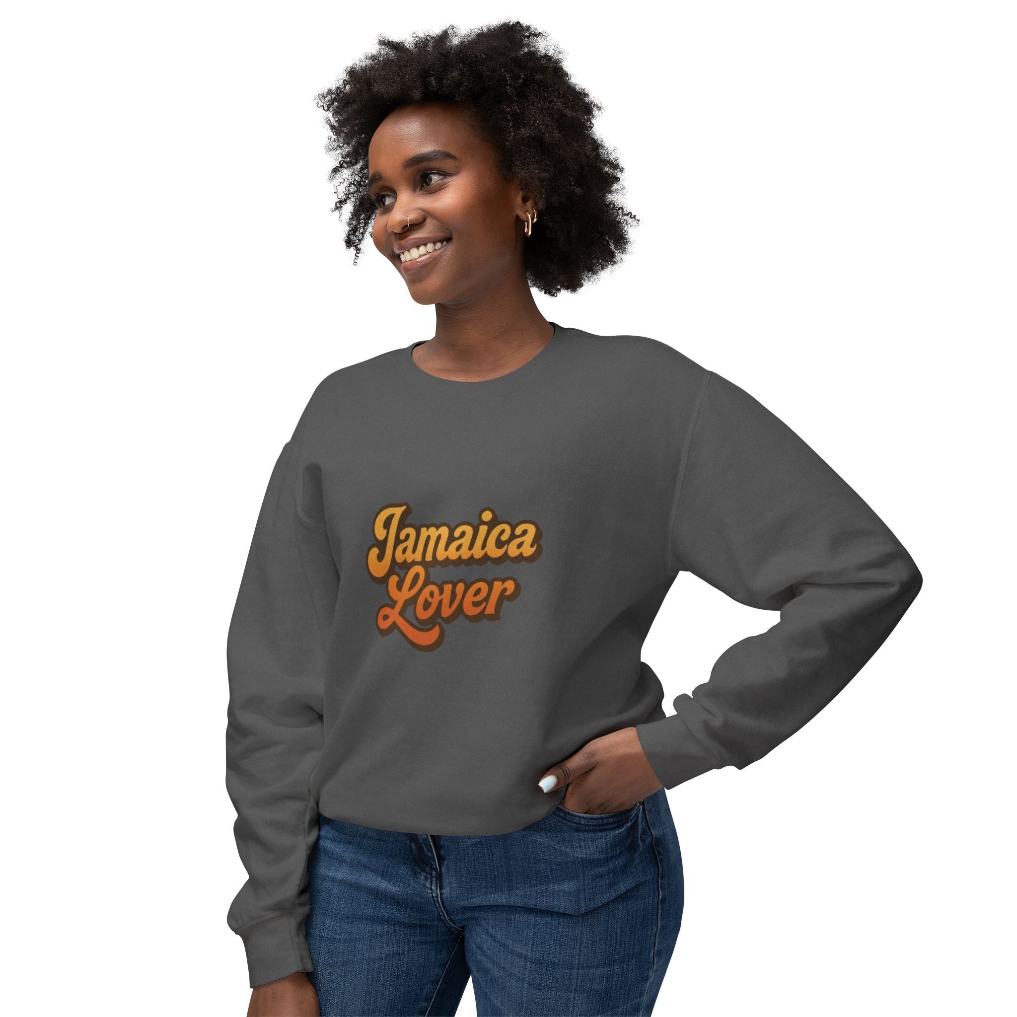 Jamaica Lover Crewneck Sweatshirt – Retro Tropical Travel Tee
