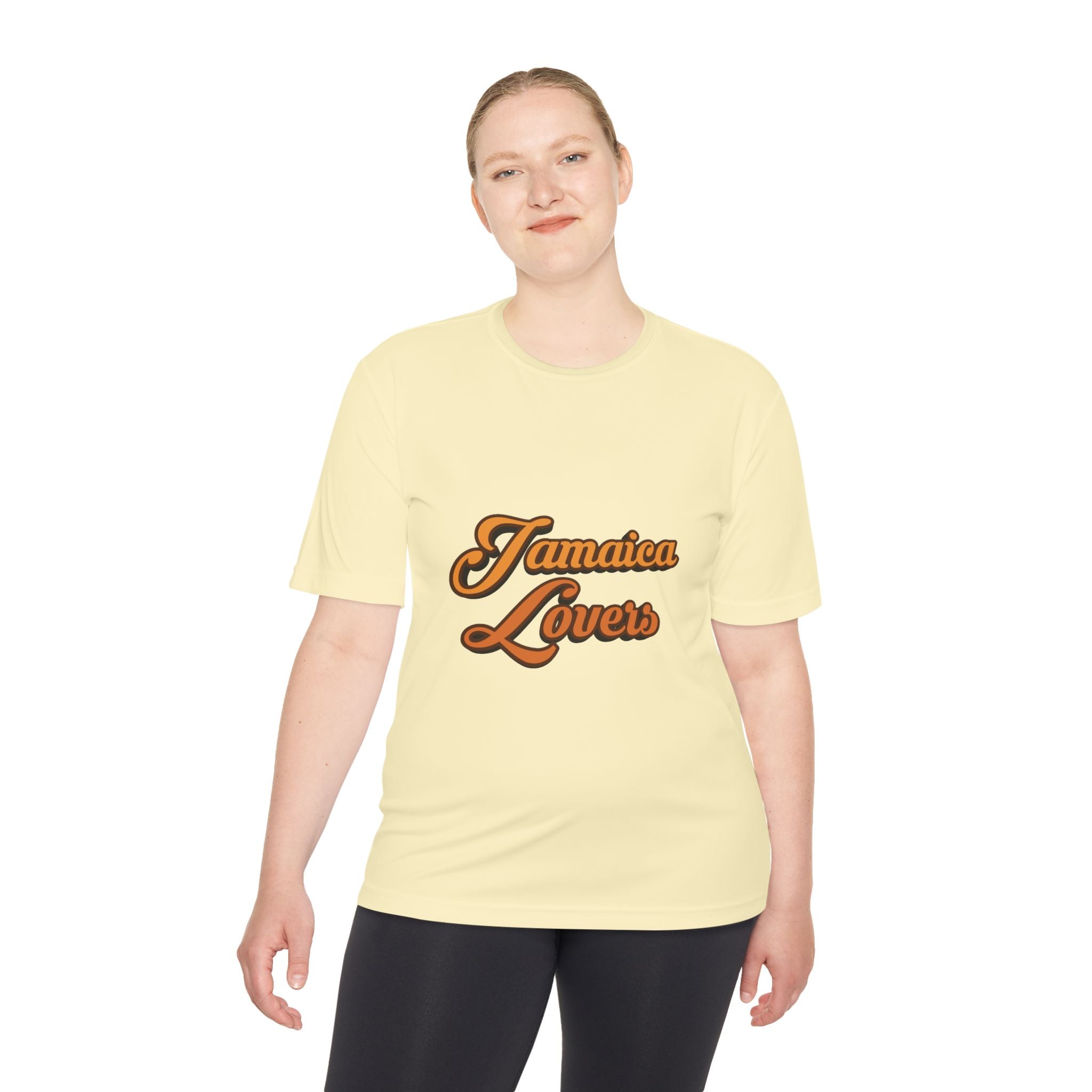 Jamaica Lovers Unisex Moisture Wicking Tee, Cool Summer Wear, Beach Shirt, Vacation Gear, Travel Apparel, Gift for Friends