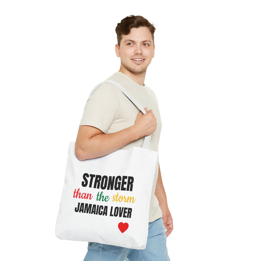Stronger Than The Storm Jamaica Lover Tote Bag