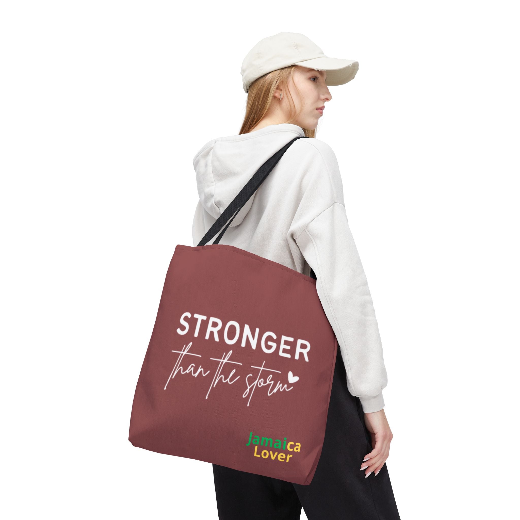 Stronger Than The Storm Jamaica Lover Tote Bag