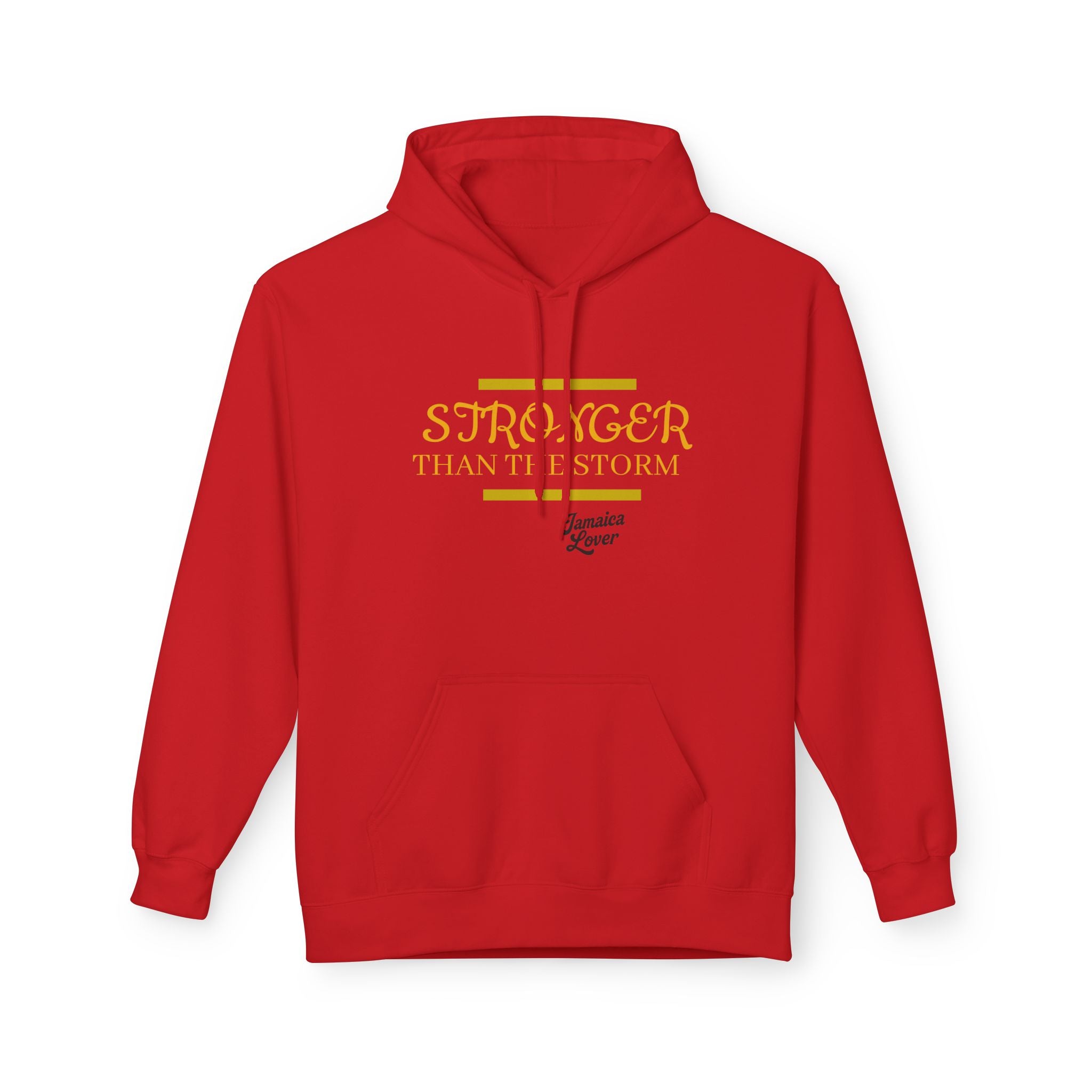 Hoodie — "Stronger Than This Storm" Inspirational Comfort Pullover