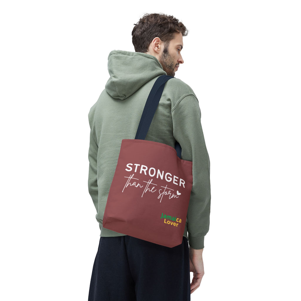 Stronger Than The Storm Jamaica Lover Tote Bag
