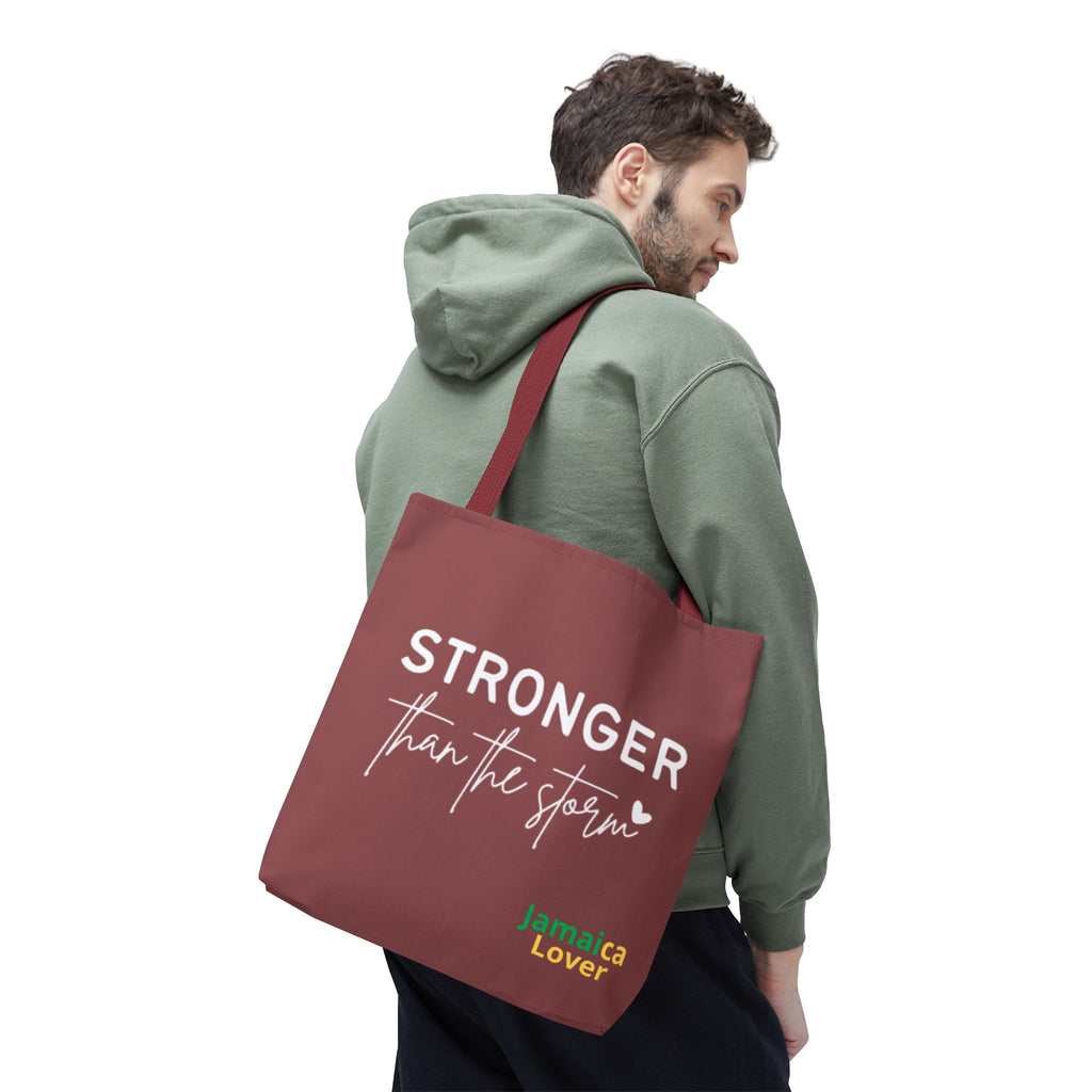 Stronger Than The Storm Jamaica Lover Tote Bag