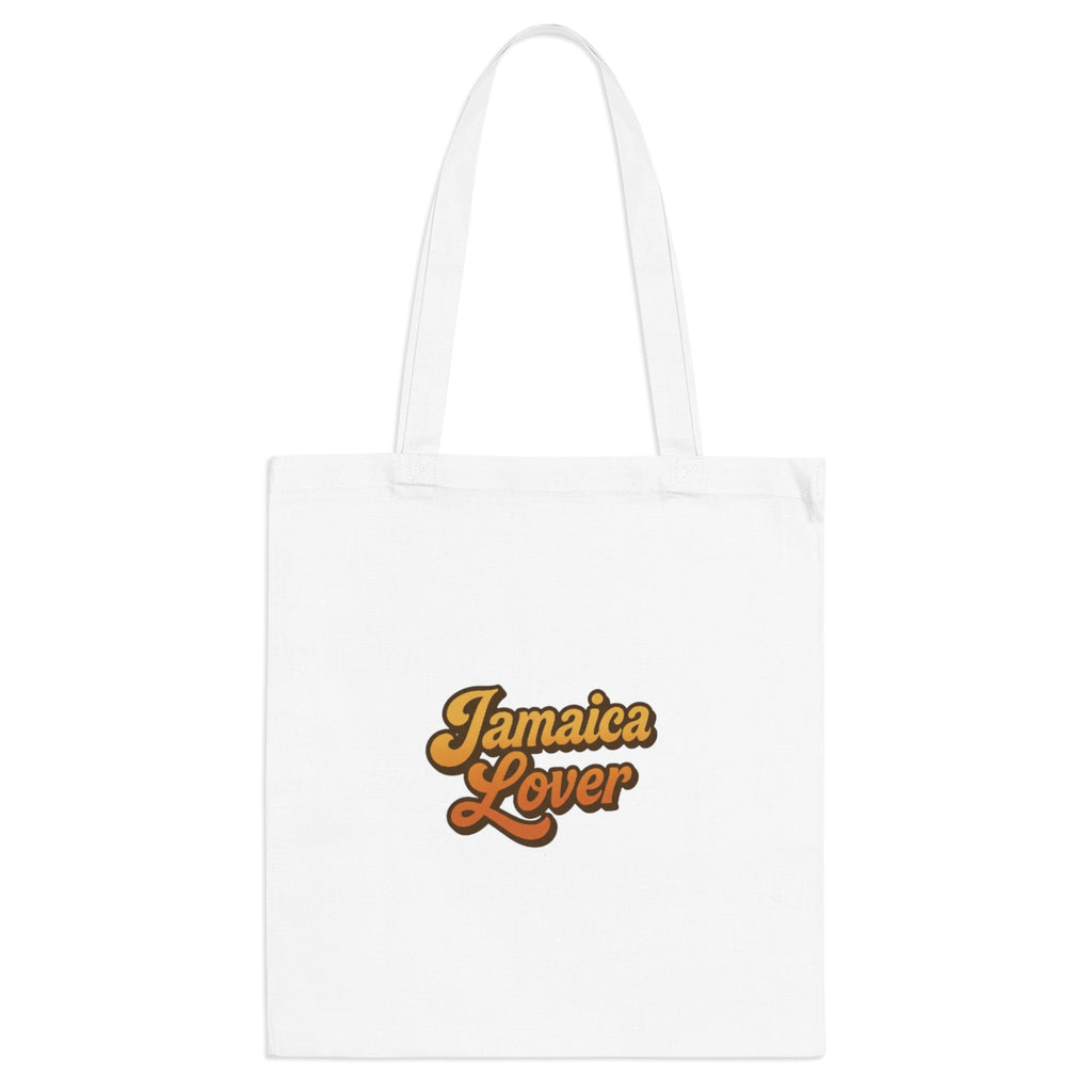 Jamaica Lovers Tote Bag, Travel Bag, Beach Bag, Eco-Friendly Shopping Tote, Gift for Vacationers, Jamaican Culture Accessory