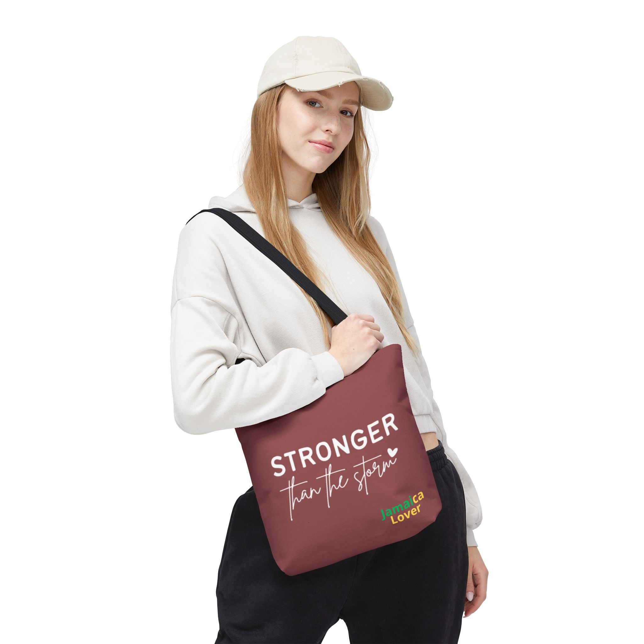 Stronger Than The Storm Jamaica Lover Tote Bag