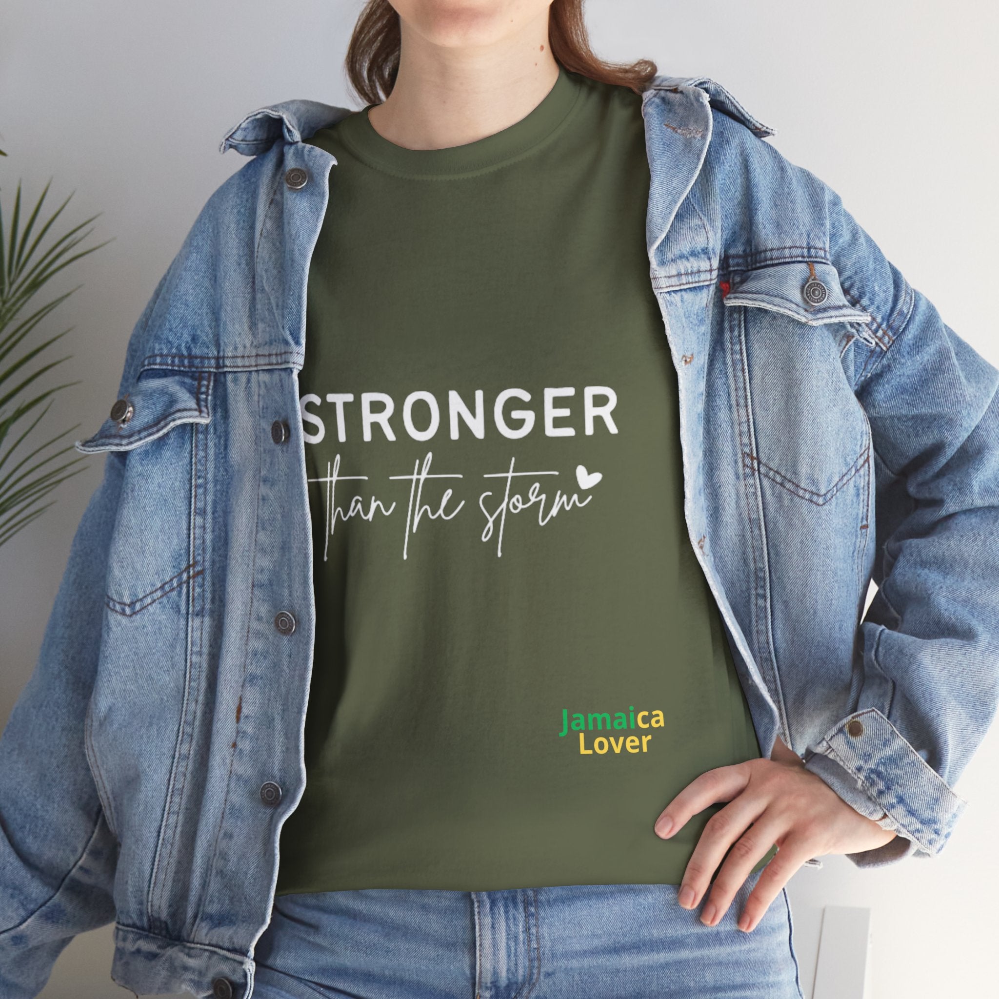 Stronger Than The Storm Tee — Inspirational Motivational T‑Shirt
