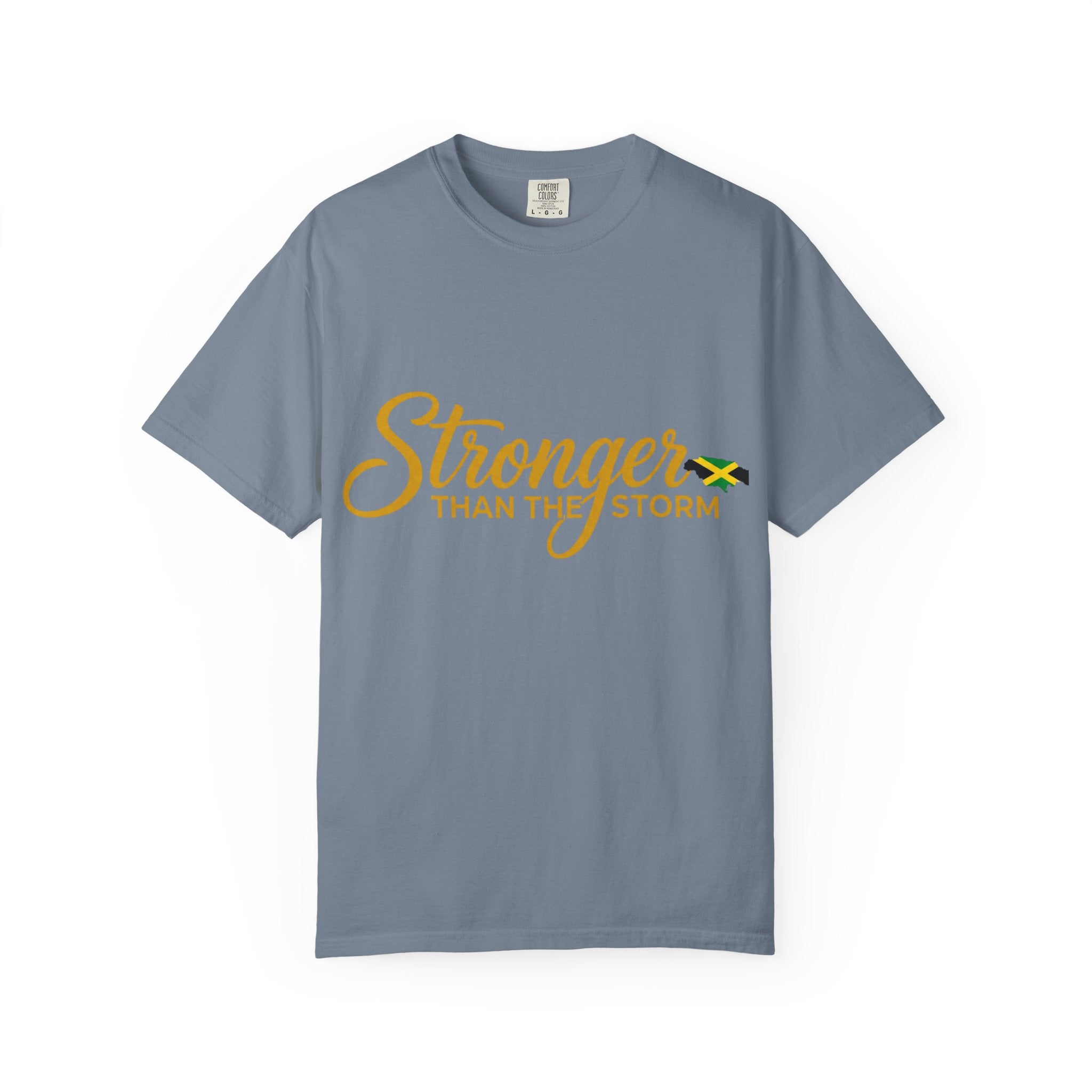 Stronger Than The Storm T-Shirt — Jamaica Resilience Tee