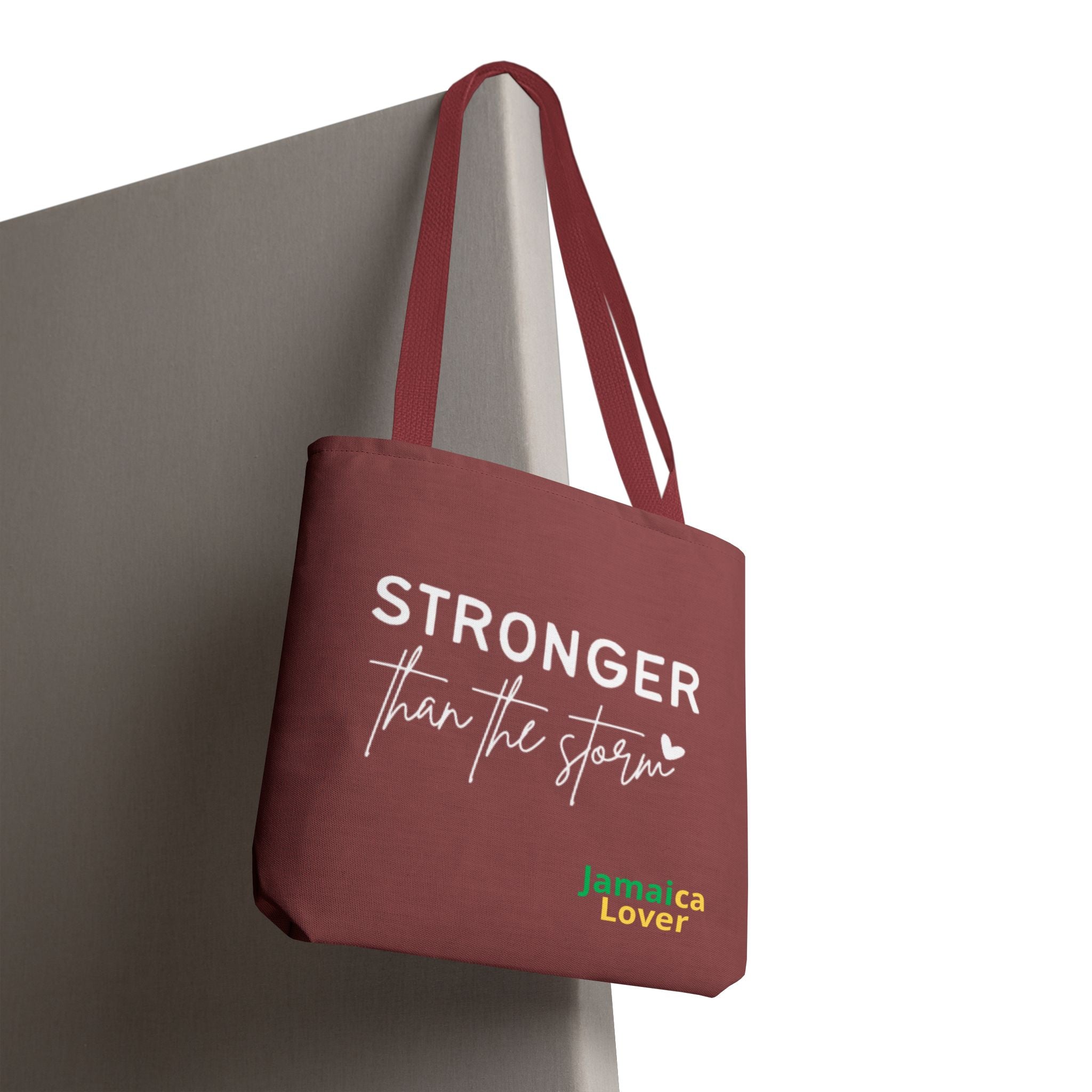 Stronger Than The Storm Jamaica Lover Tote Bag