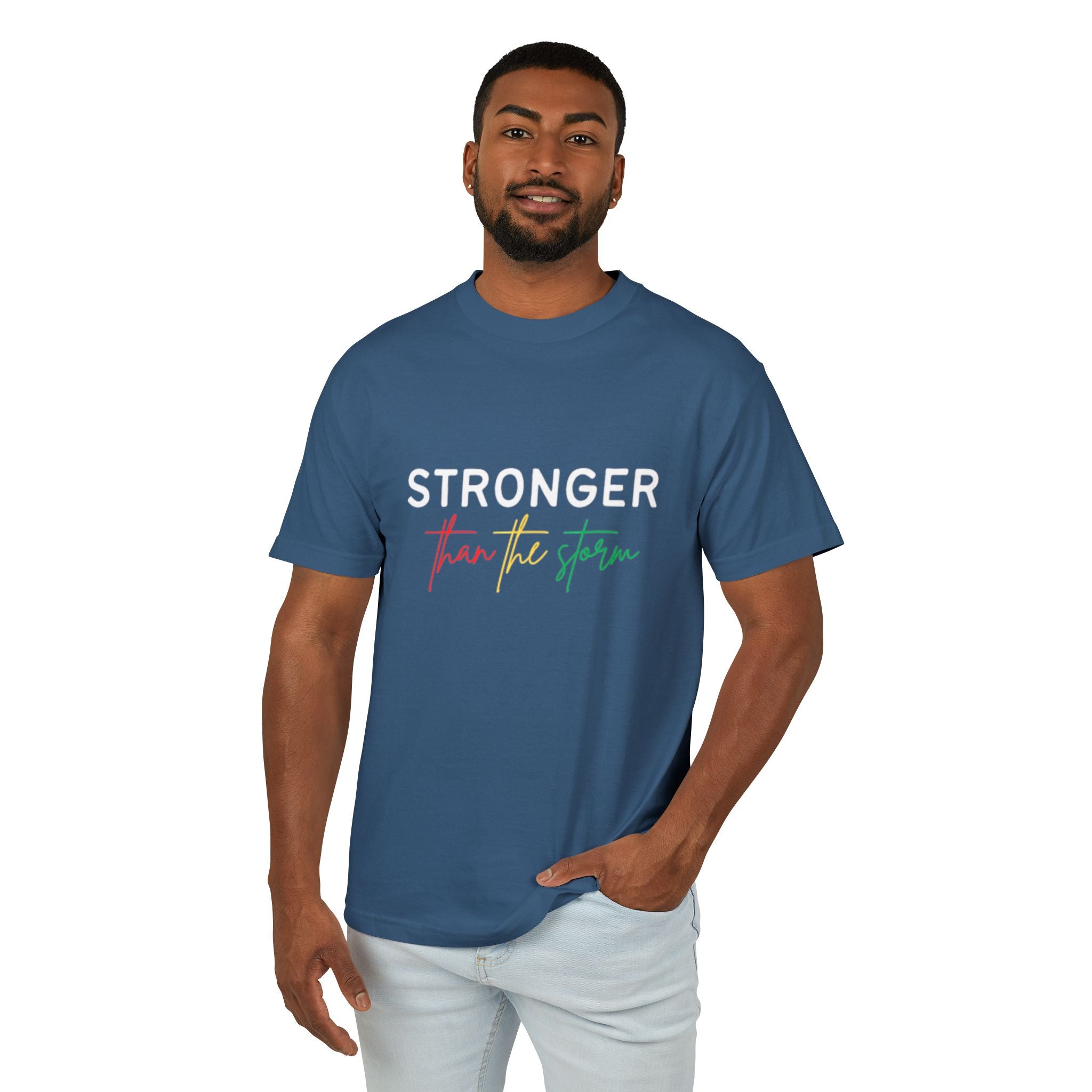 Stronger Tee — "Stronger For The Farm" Garment-Dyed Cotton Shirt