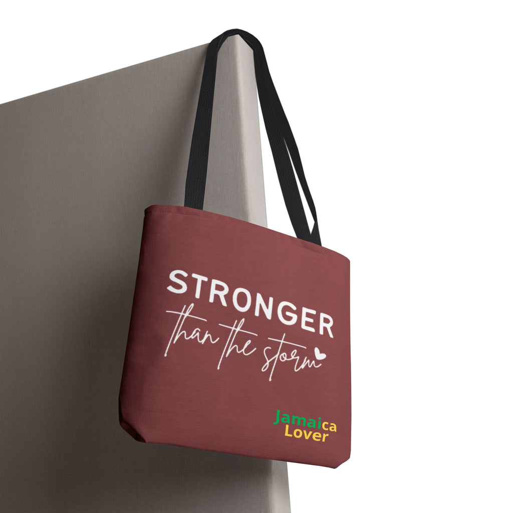 Stronger Than The Storm Jamaica Lover Tote Bag