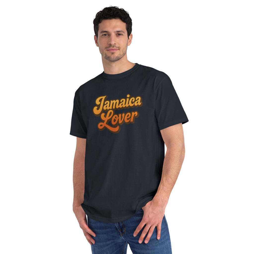 Jamaica Lover T-Shirt — Retro Script Island Vacation Tee