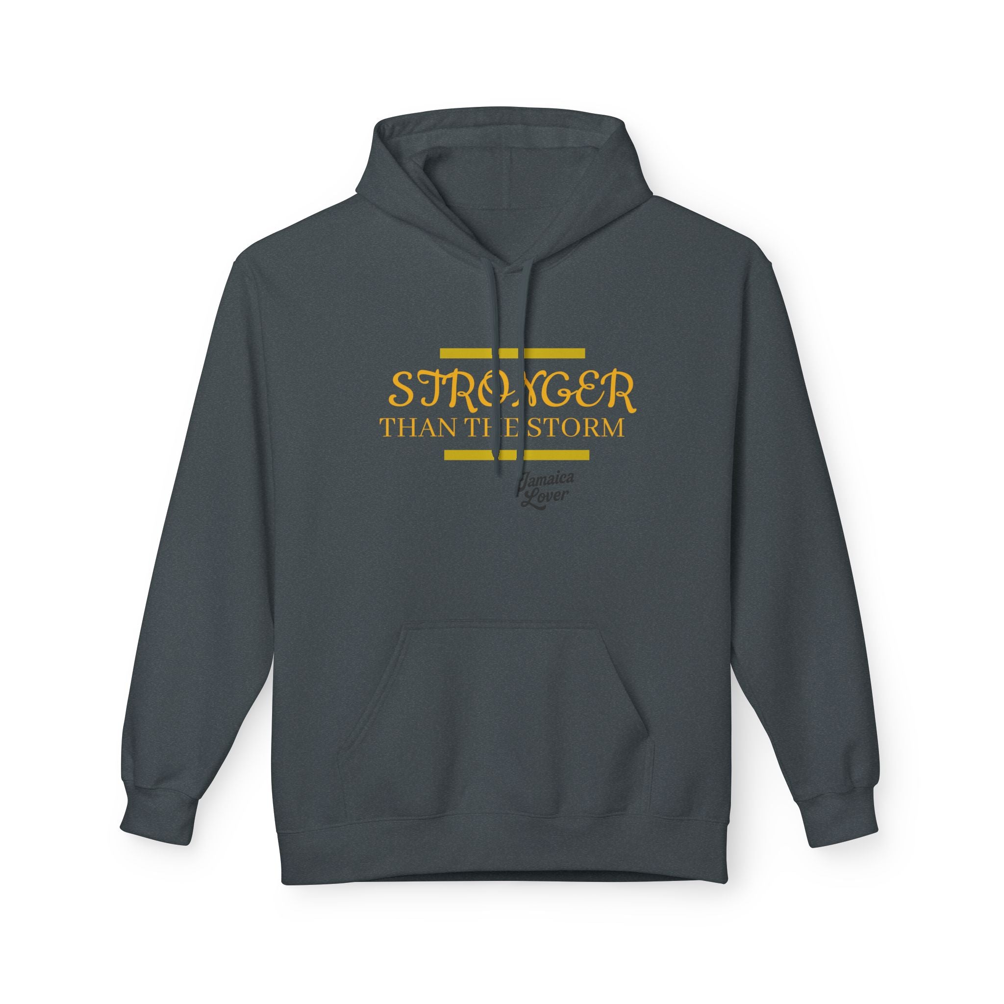 Hoodie — "Stronger Than This Storm" Inspirational Comfort Pullover