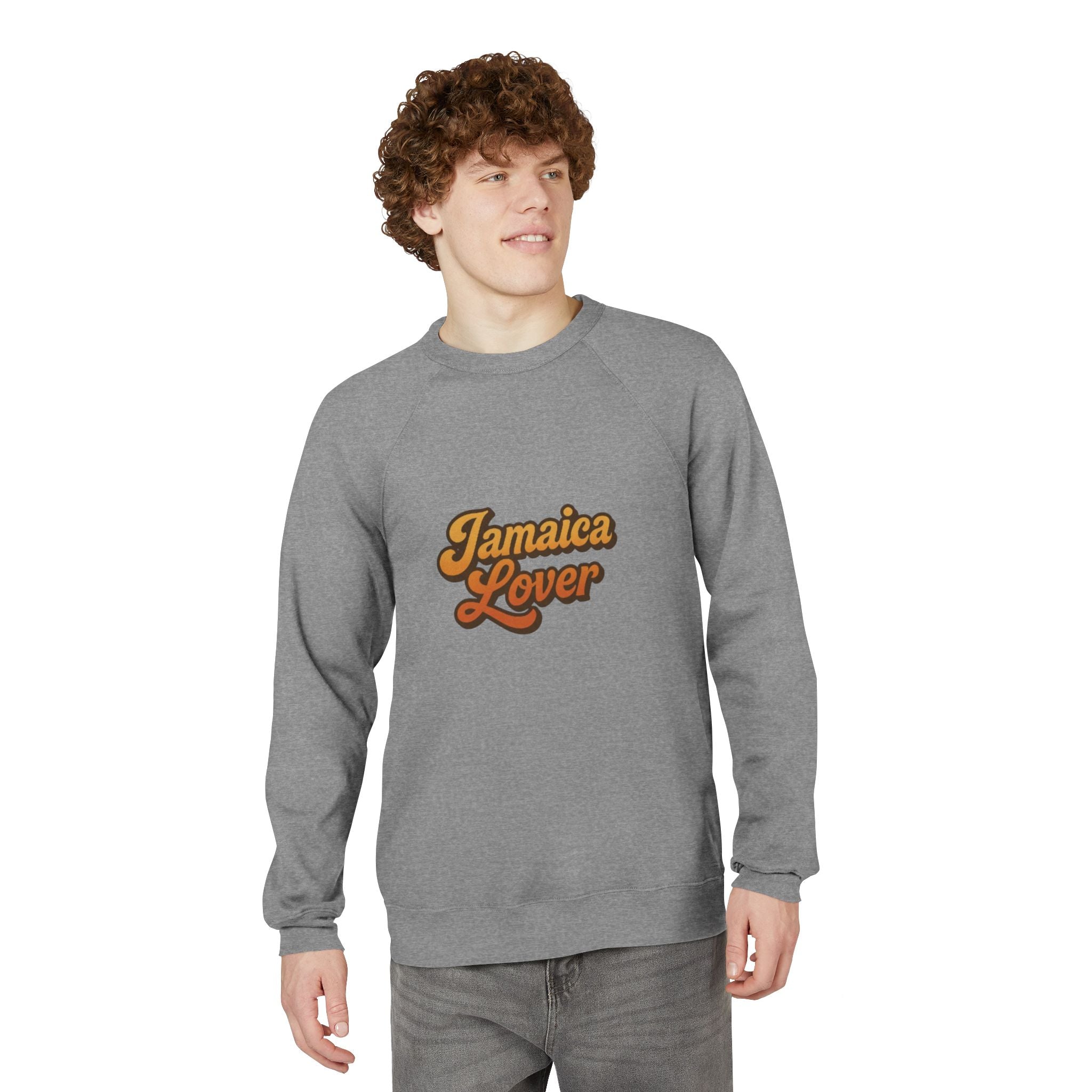 Jamaica Lover Sweatshirt - Retro Script Travel & Island Vibe Pullover