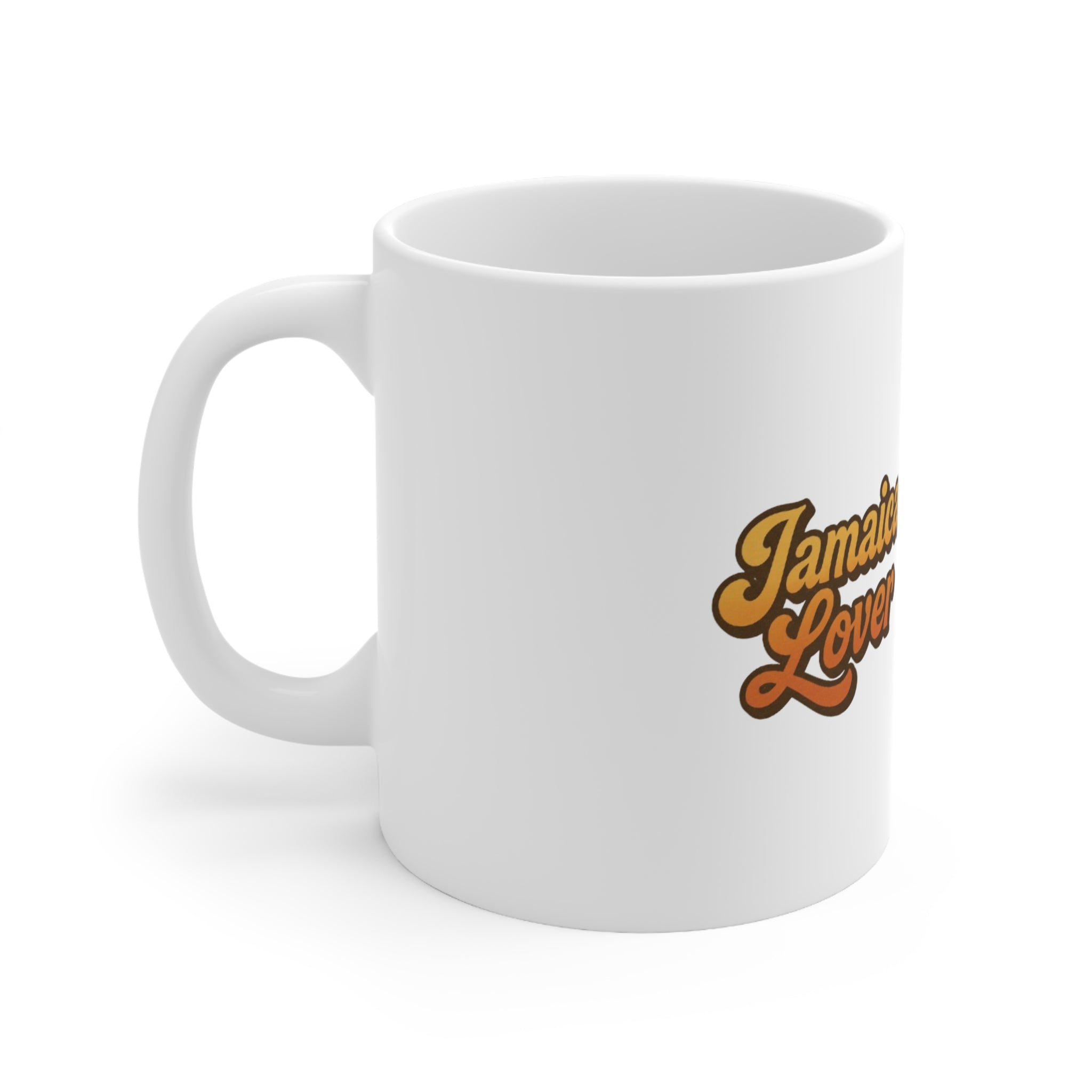 Jamaica Lover Ceramic Mug – Retro Script Coffee Cup (11oz & 15oz)
