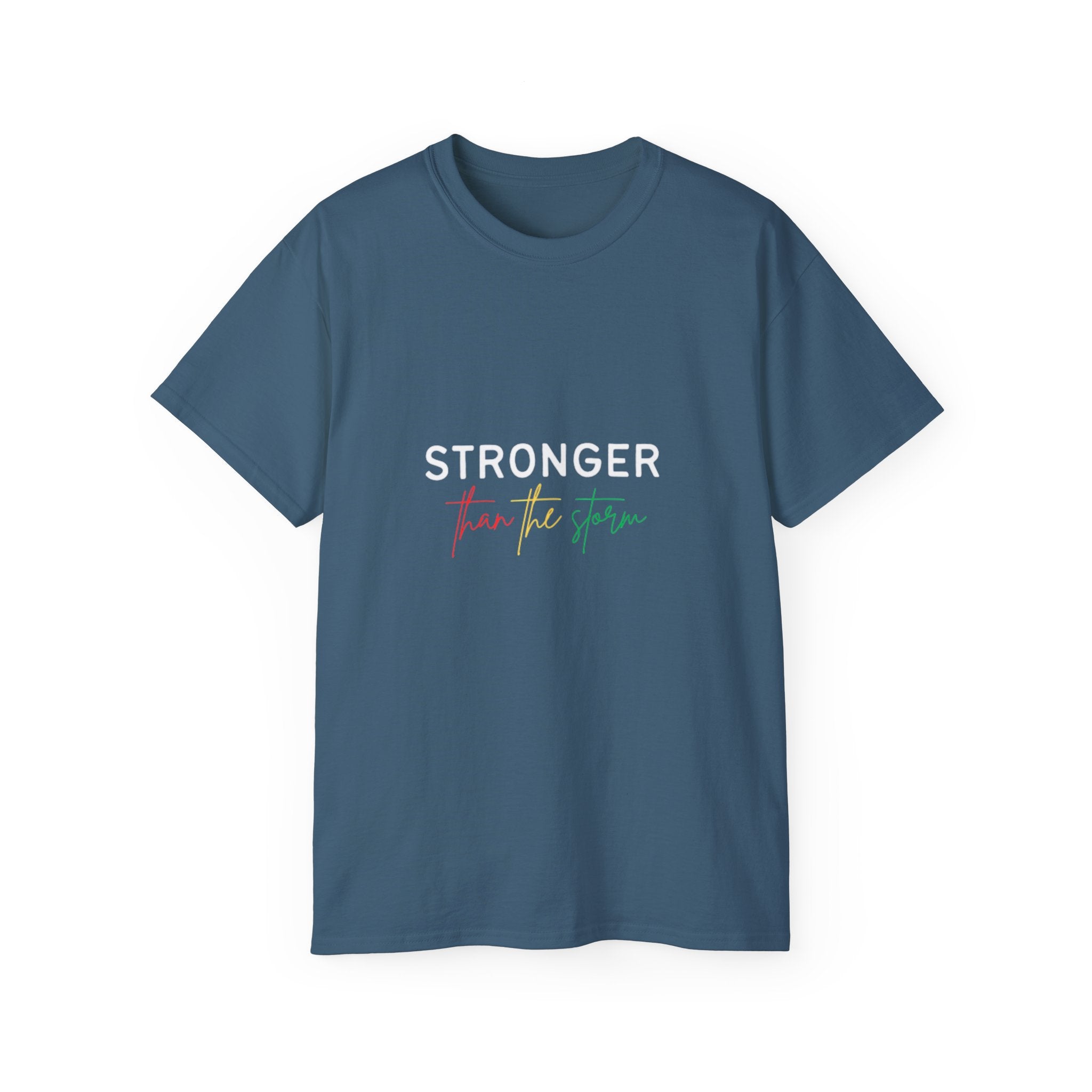 Stronger Than The Storm T-Shirt — Resilience Motivational Tee