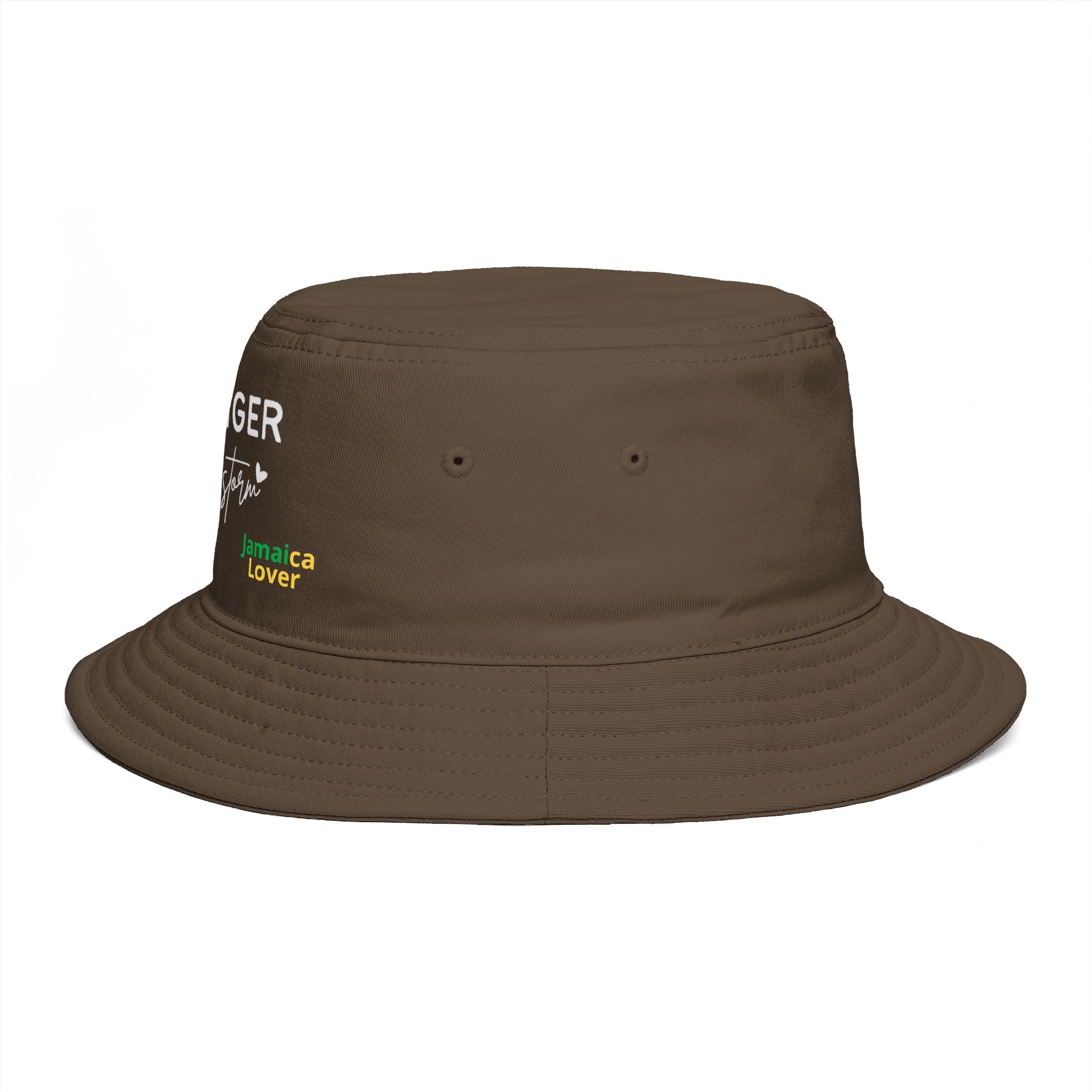 Stronger Than the Storm Bucket Hat – Jamaica Lover Inspirational Sun Hat