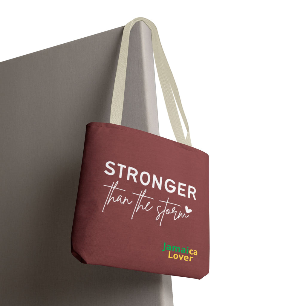 Stronger Than The Storm Jamaica Lover Tote Bag