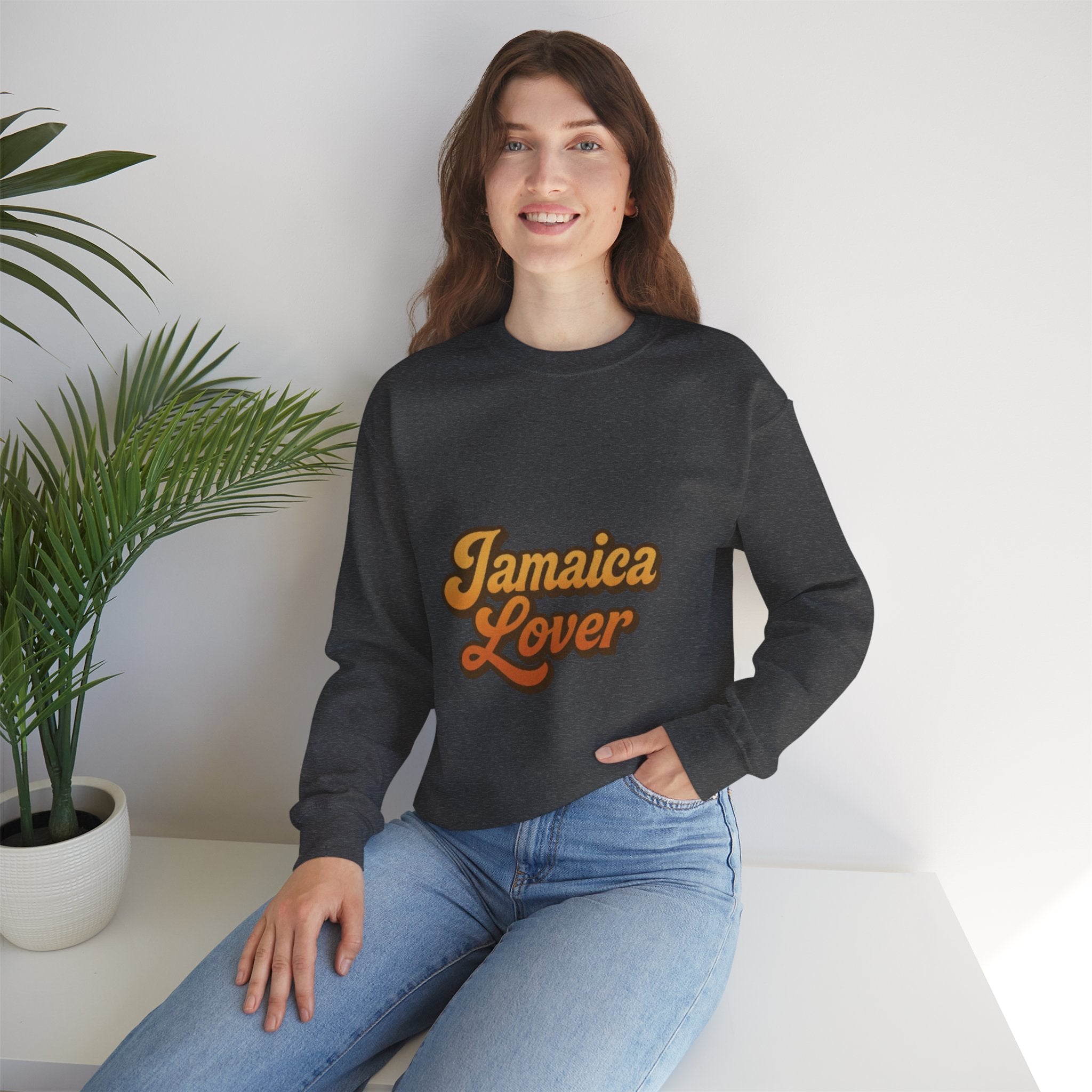 Jamaica Lover Sweatshirt — Retro Tropical Crewneck for Travel & Island Lovers