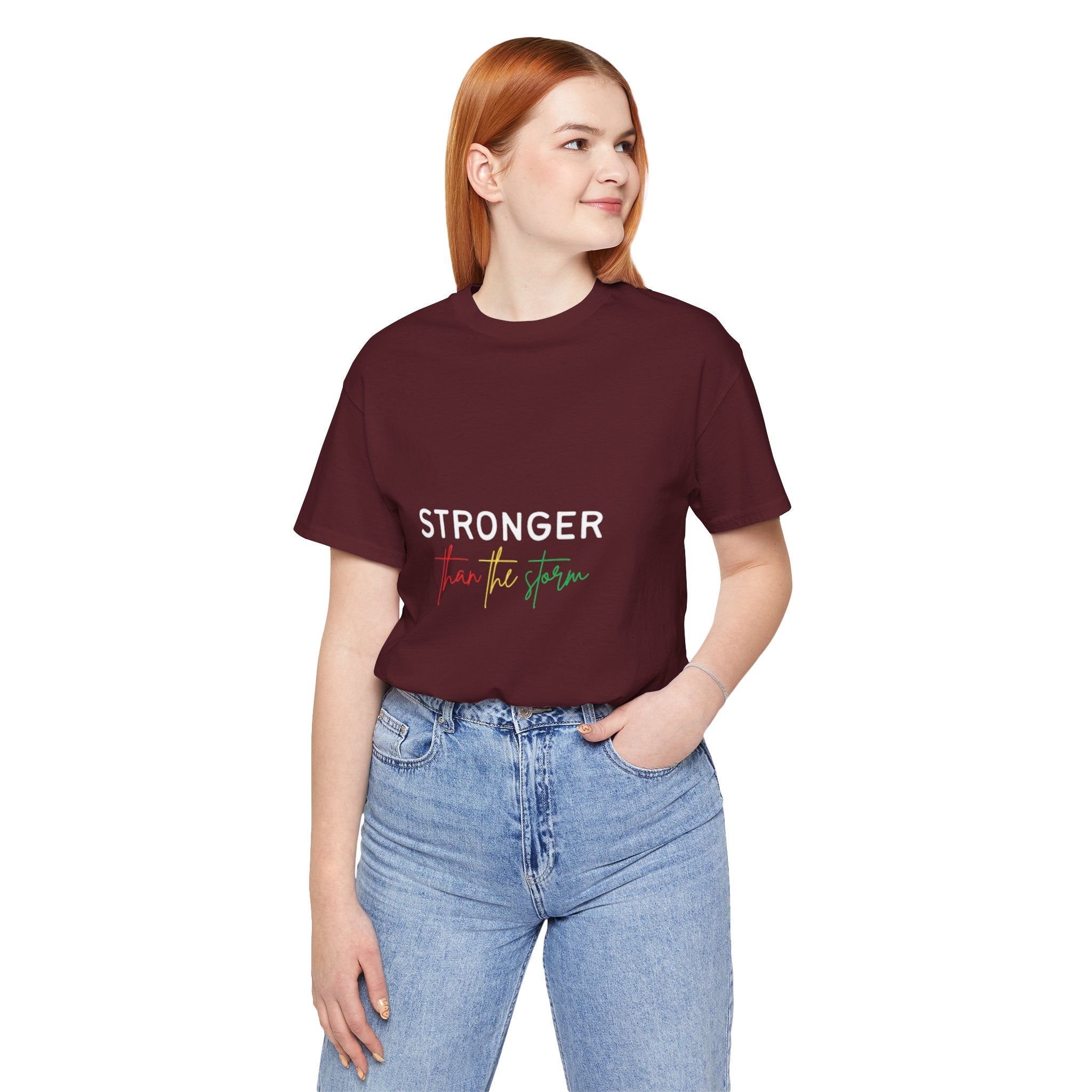 Stronger Than The Storm T‑Shirt — Inspirational Resilience Tee