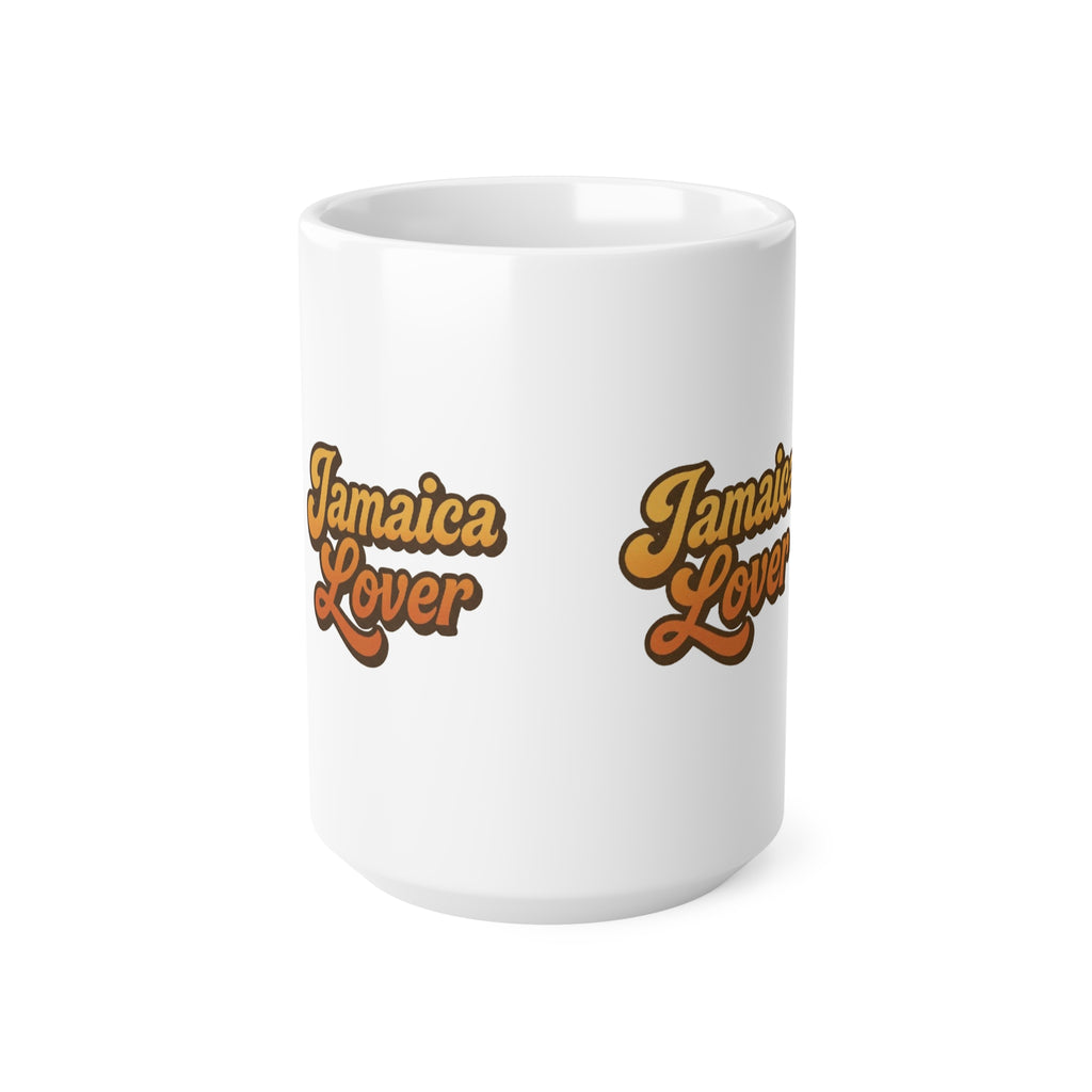Jamaica Lover Ceramic Mug – Retro Script Coffee Cup (11oz & 15oz)