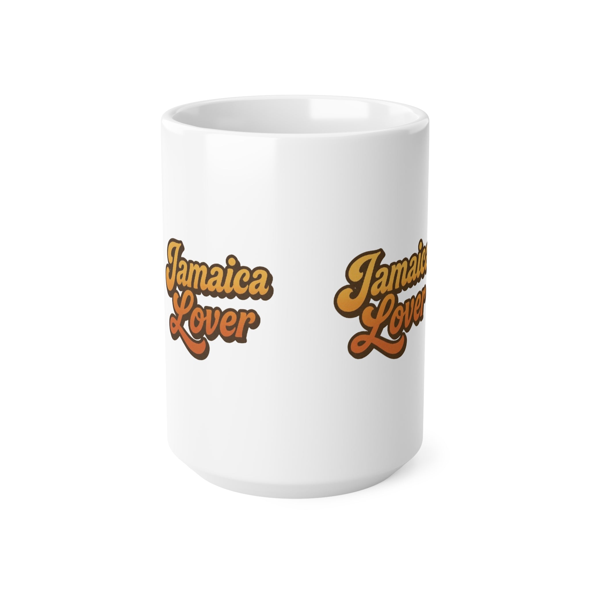 Jamaica Lover Ceramic Mug – Retro Script Coffee Cup (11oz & 15oz)