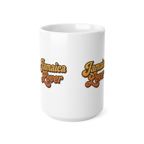 Jamaica Lover Ceramic Mug – Retro Script Coffee Cup (11oz & 15oz)