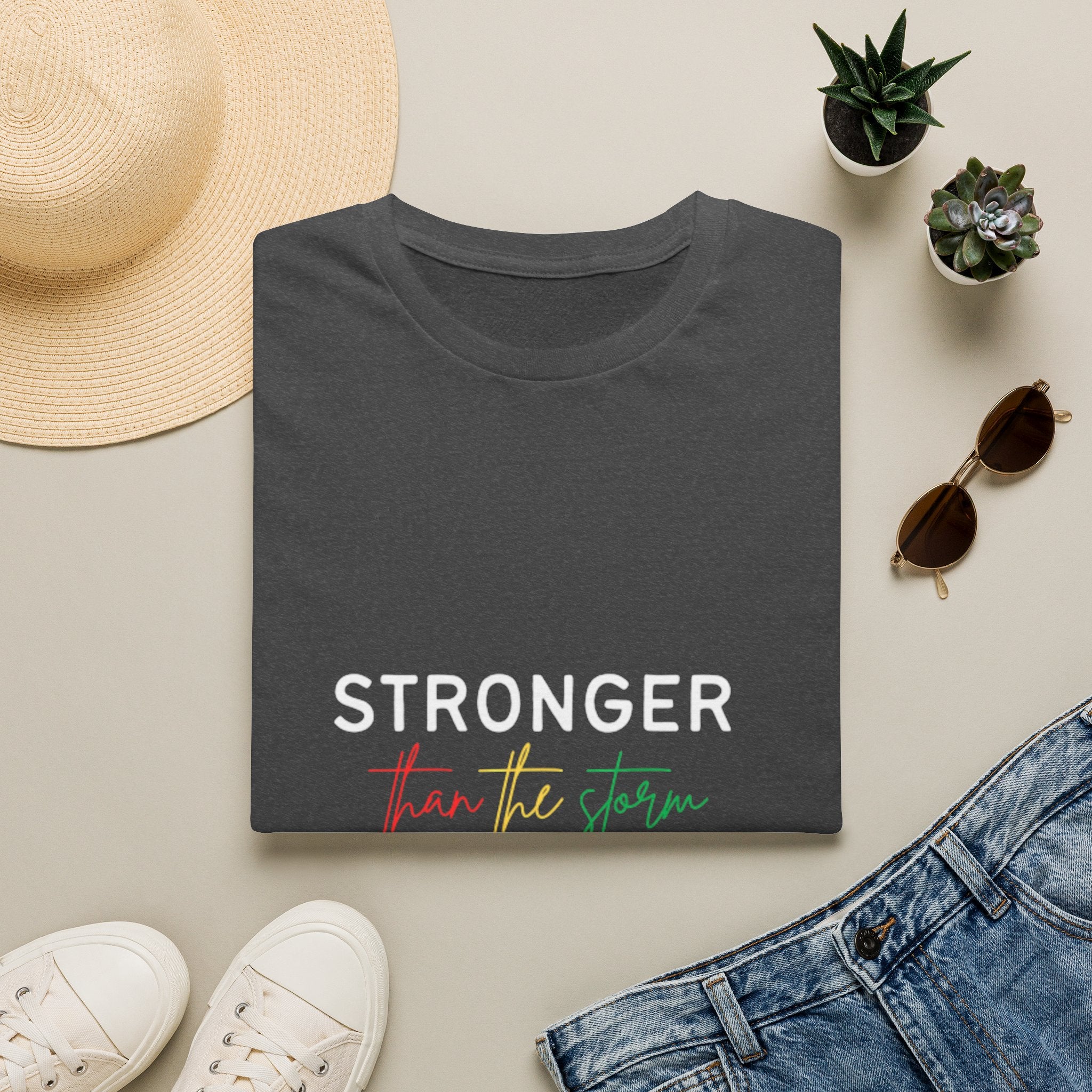 Stronger Than The Storm T-Shirt — Inspirational Resilience Tee