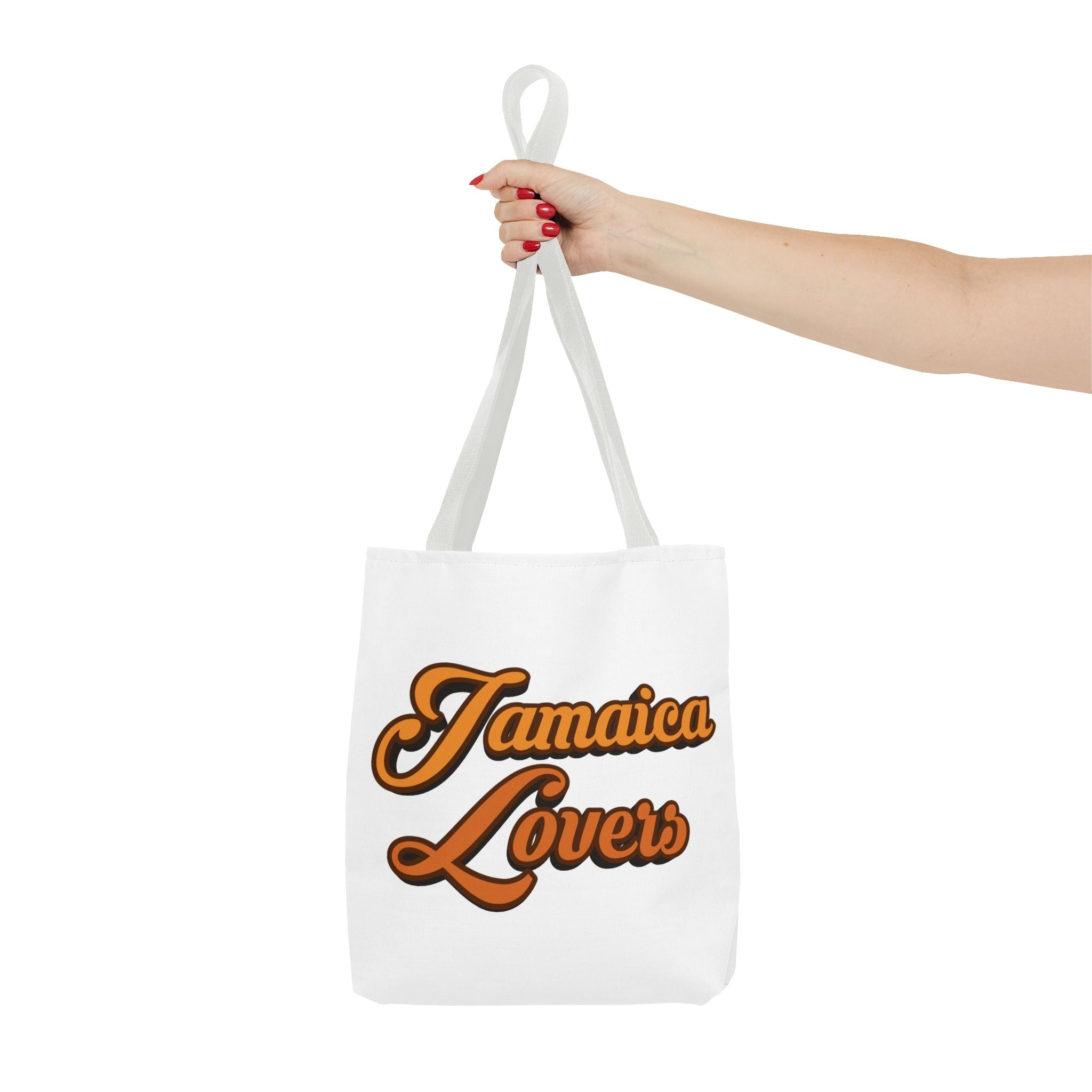 Jamaica Lovers Tote Bag - Stylish AOP Carryall for Beach Days, Travel, Gift Ideas, Festivals, Eco-Friendly Fashion