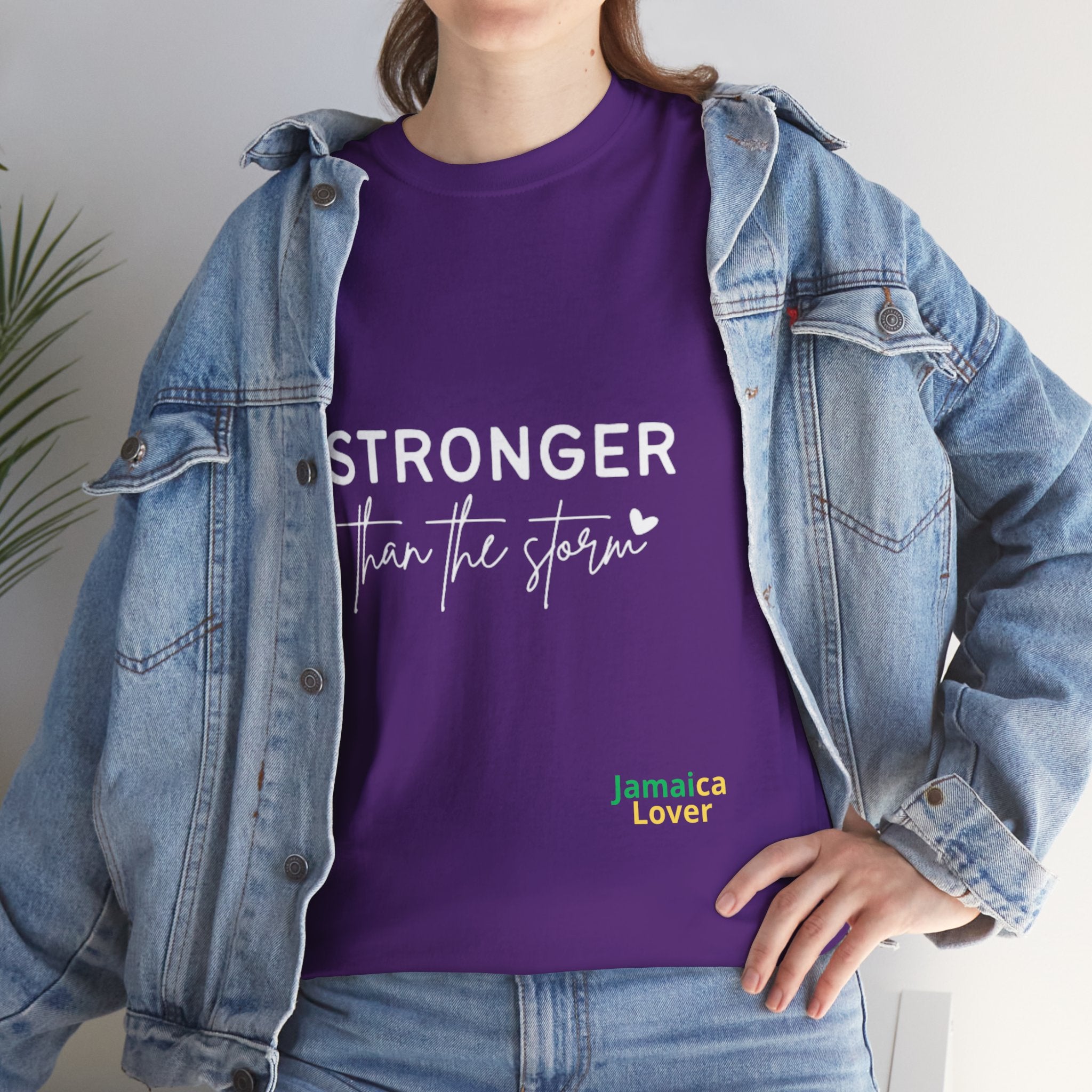 Stronger Than The Storm Tee — Inspirational Motivational T‑Shirt