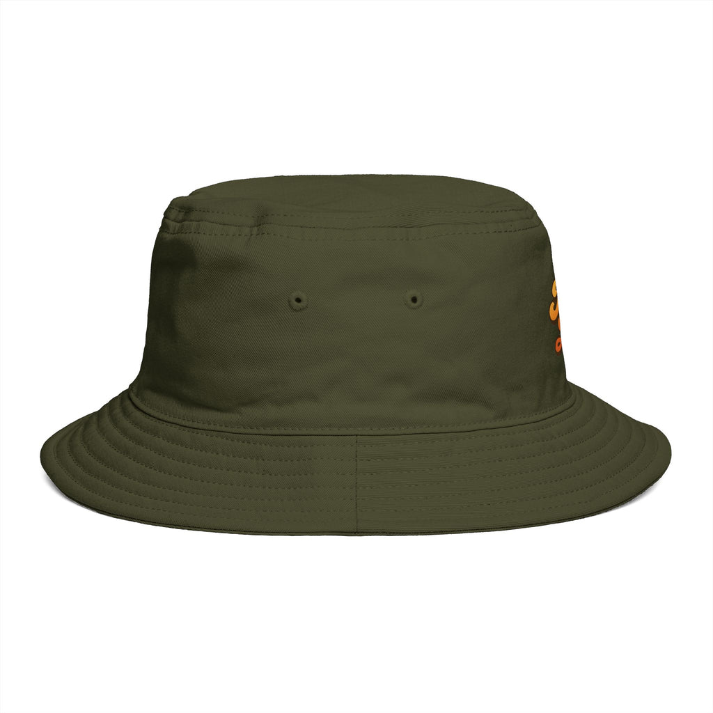 Jamaica Lover Bucket Hat — Retro Reggae Brown Beach Sun Hat