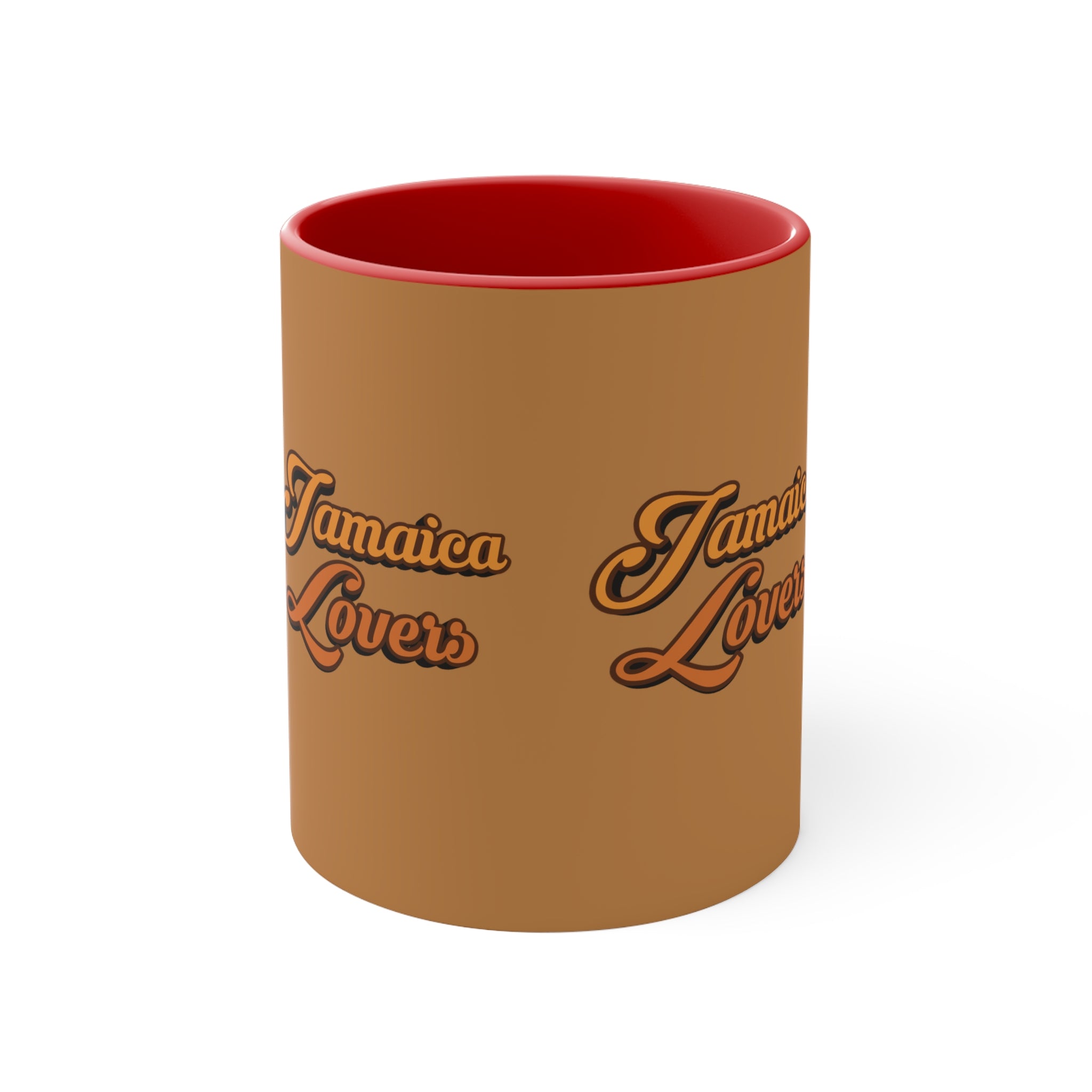 Jamaica Lovers Accent Mug, Coffee Cup for Island Enthusiasts, Gift for Coffee Lovers, Tropical Drinkware, Caribbean-Inspired Mug
