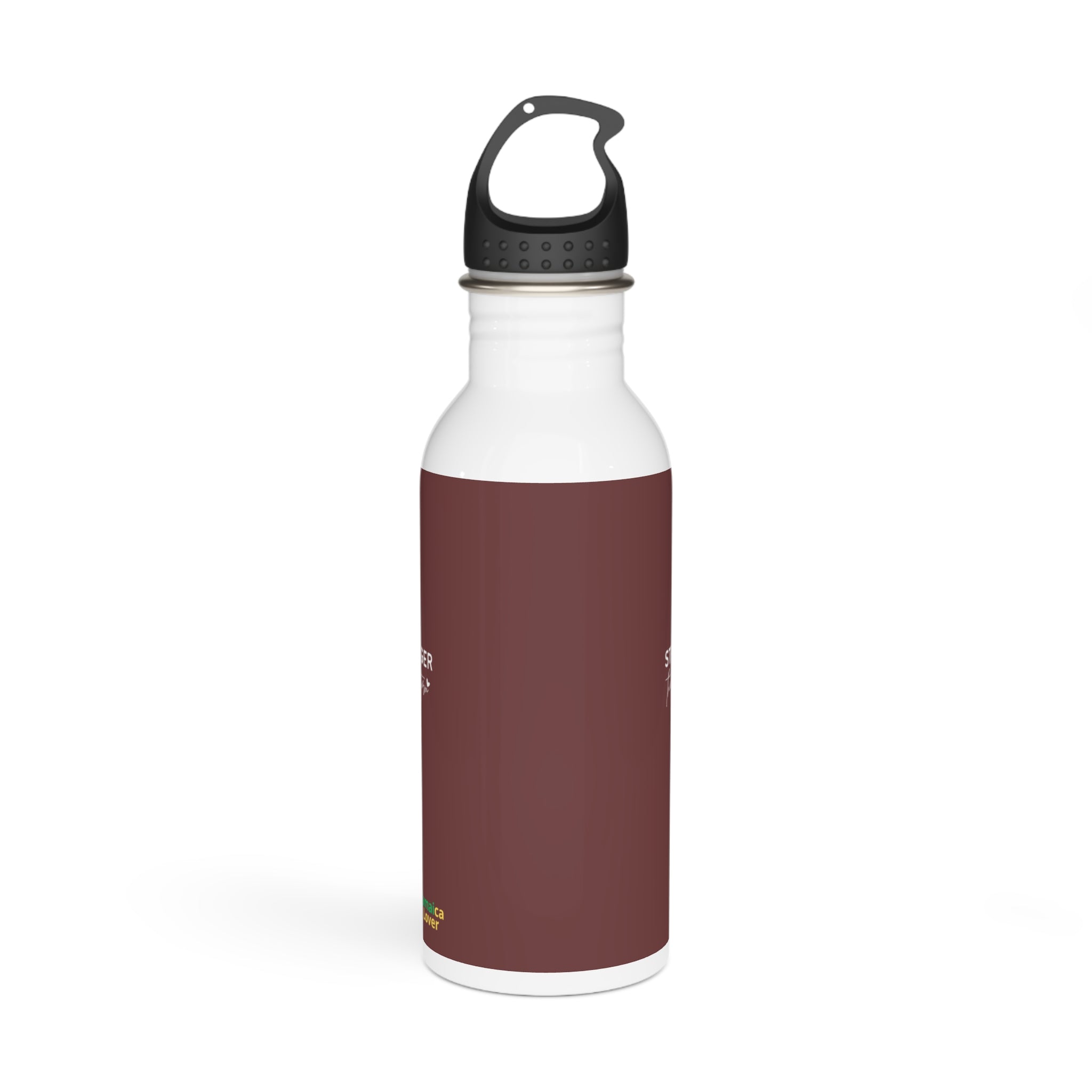 Stainless Steel Water Bottle — "Stronger from the Struggle" Inspirational Sports Bottle