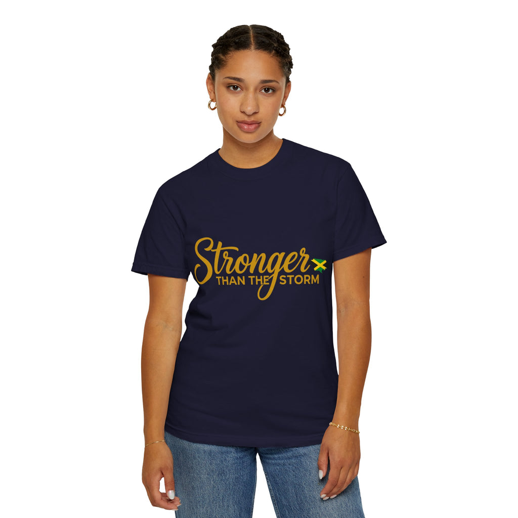 Stronger Than The Storm T-Shirt — Jamaica Resilience Tee