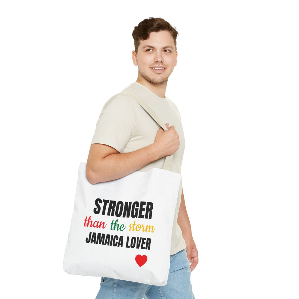 Stronger Than The Storm Jamaica Lover Tote Bag