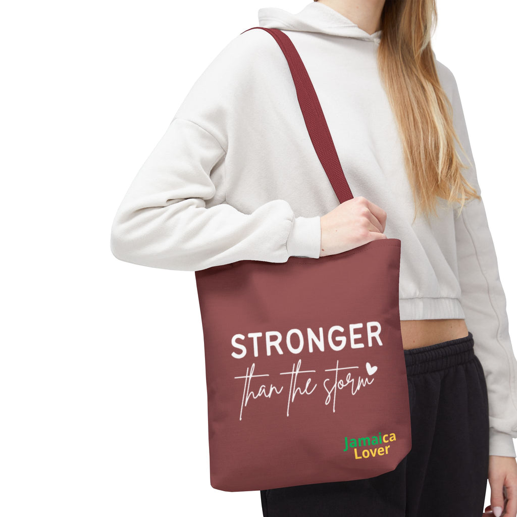 Stronger Than The Storm Jamaica Lover Tote Bag