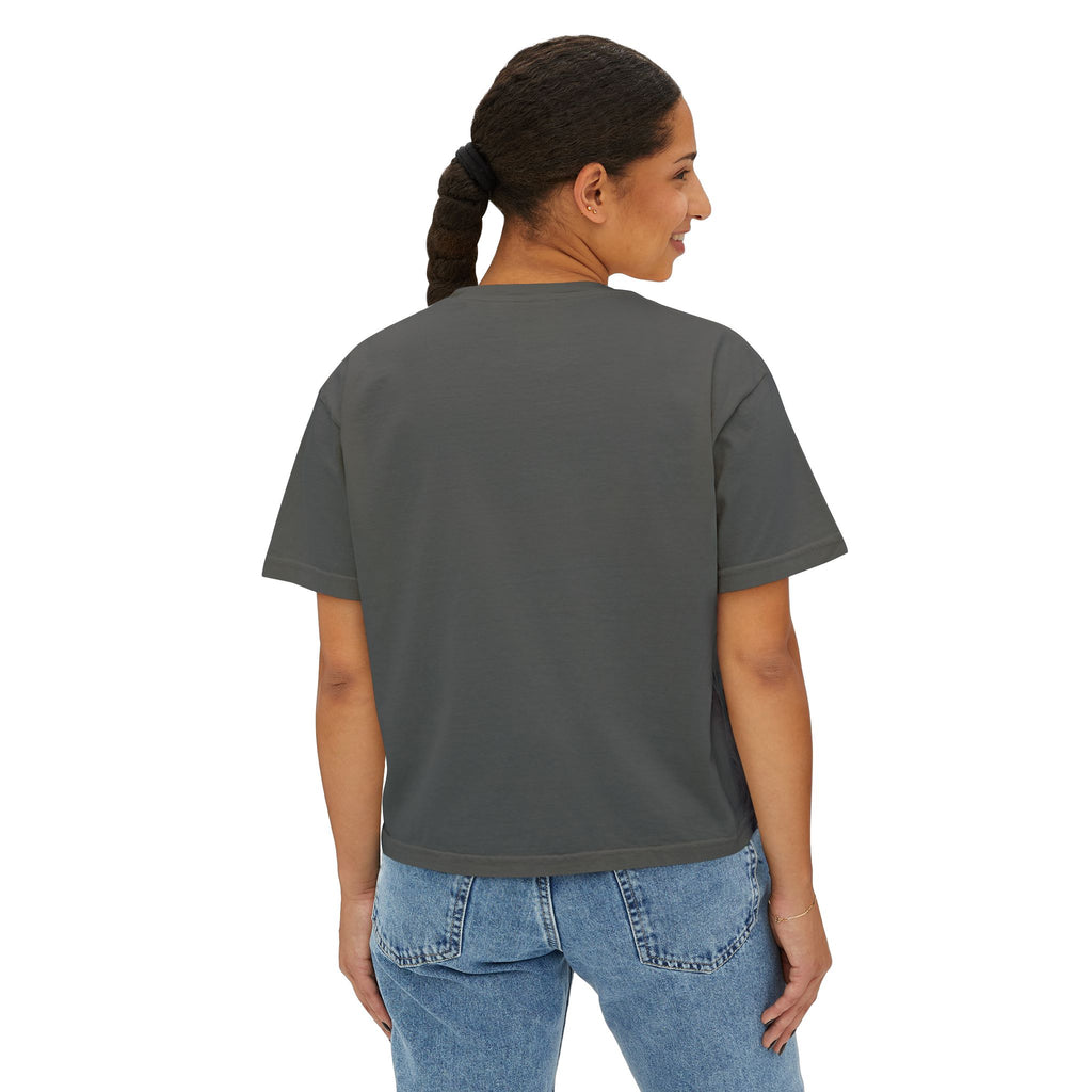 Jamaica Lover Boxy Tee — Retro Script Vacation T‑Shirt