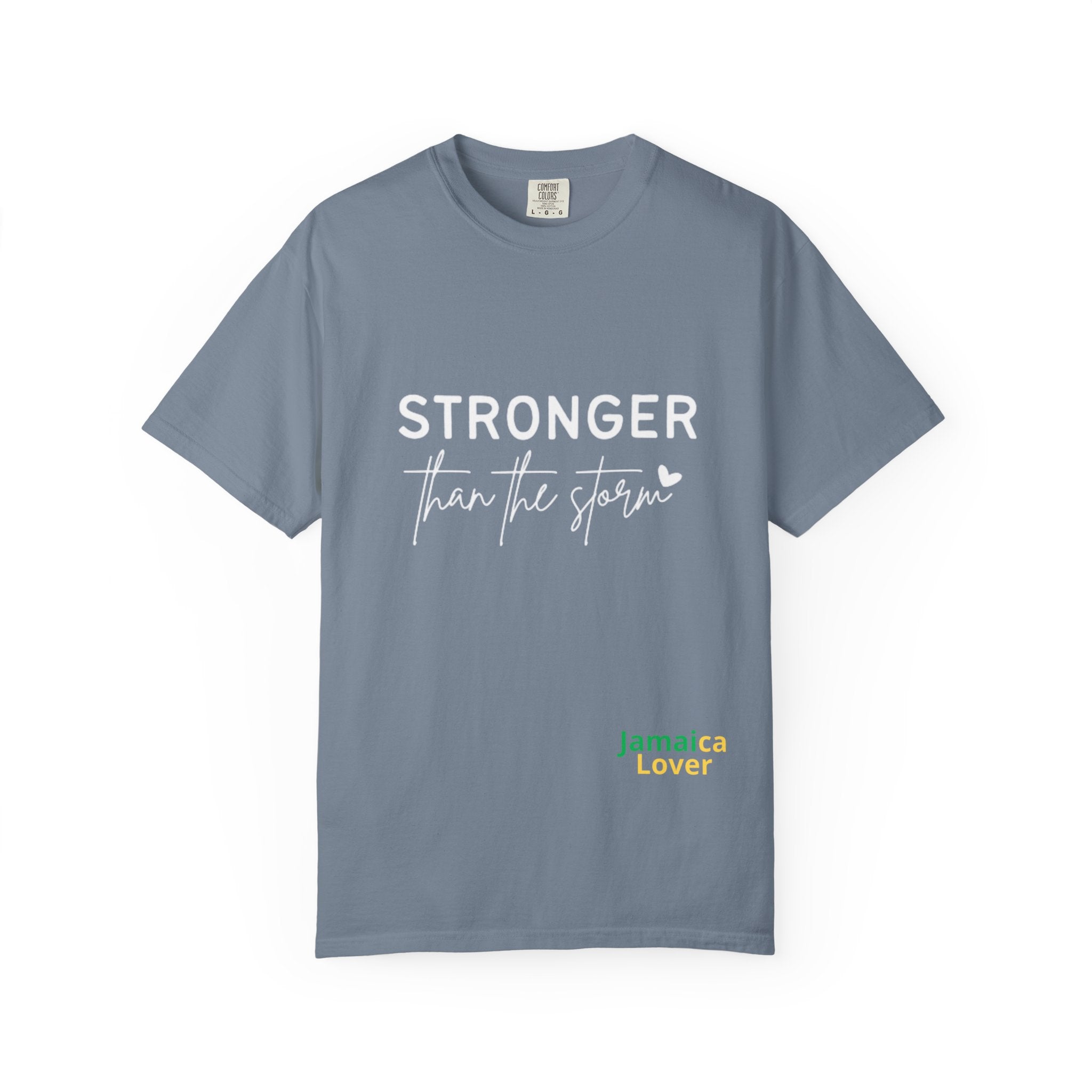T-Shirt — "Jamaica Lover" Small Chest Script Tee | Tropical Vacation, Beach & Summer Pride