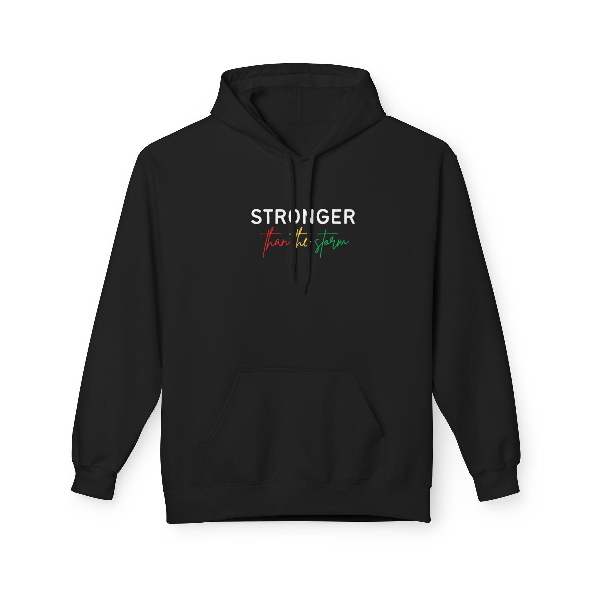 Stronger Than the Storm Hoodie — Inspirational Empowerment Pullover