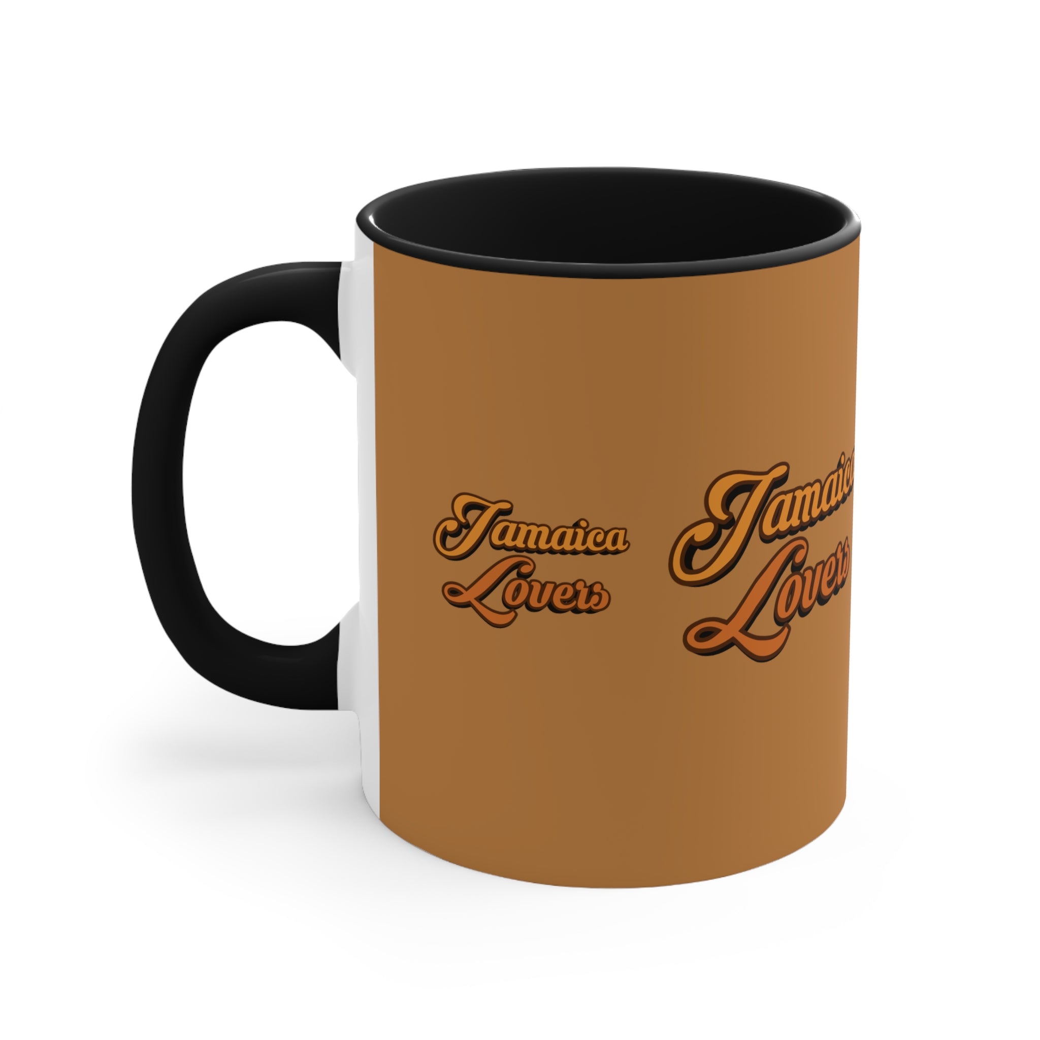 Jamaica Lovers Accent Mug, Coffee Cup for Island Enthusiasts, Gift for Coffee Lovers, Tropical Drinkware, Caribbean-Inspired Mug