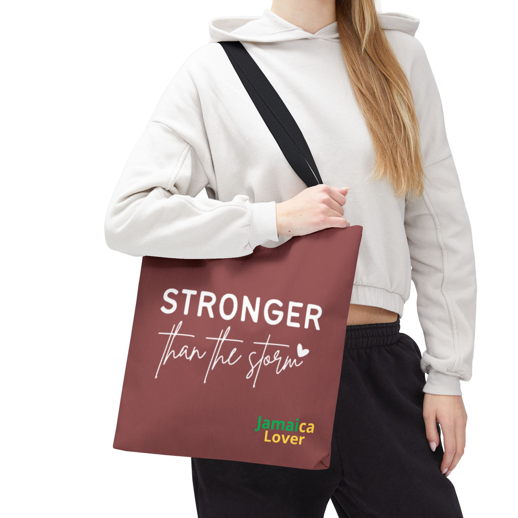 Stronger Than The Storm Jamaica Lover Tote Bag