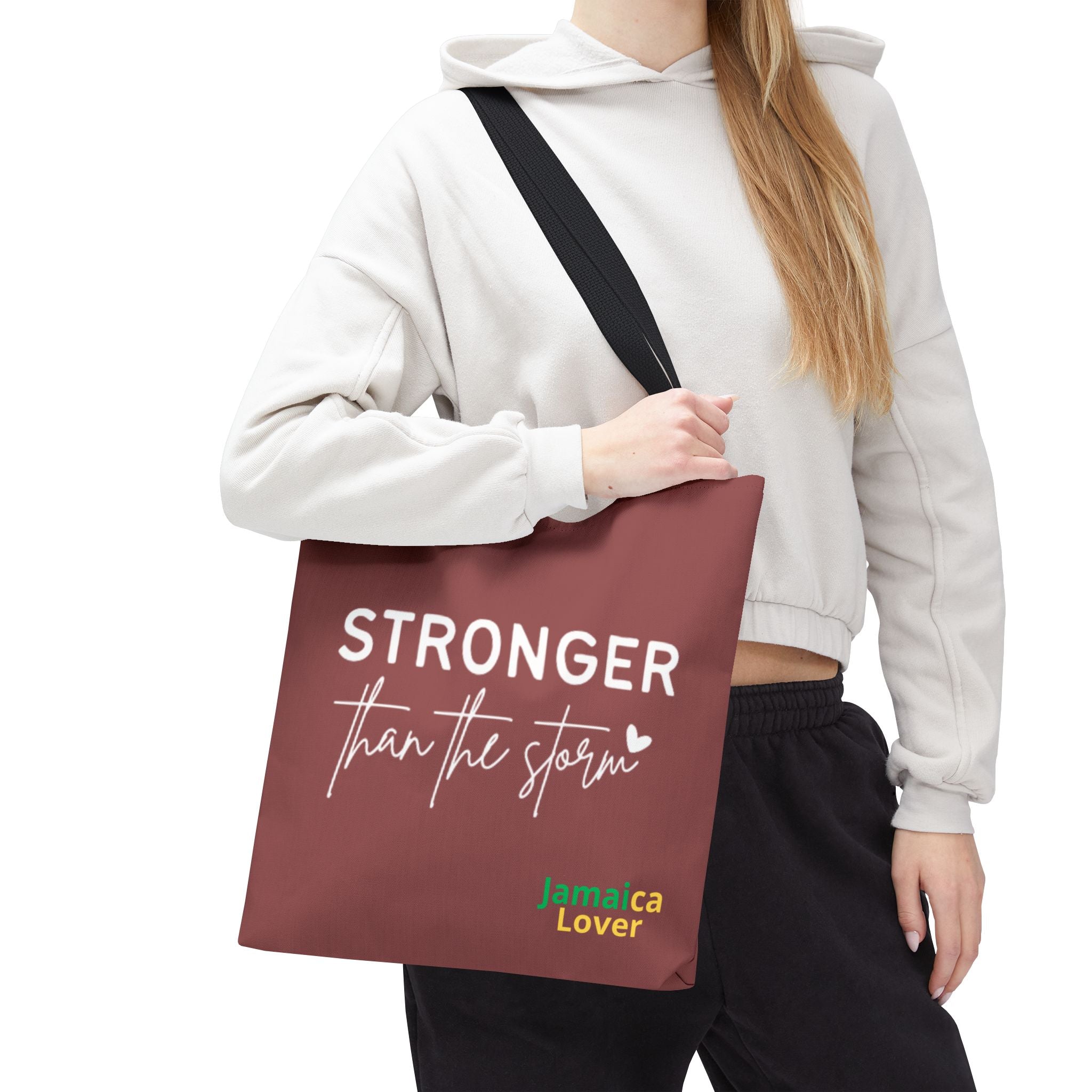 Stronger Than The Storm Jamaica Lover Tote Bag