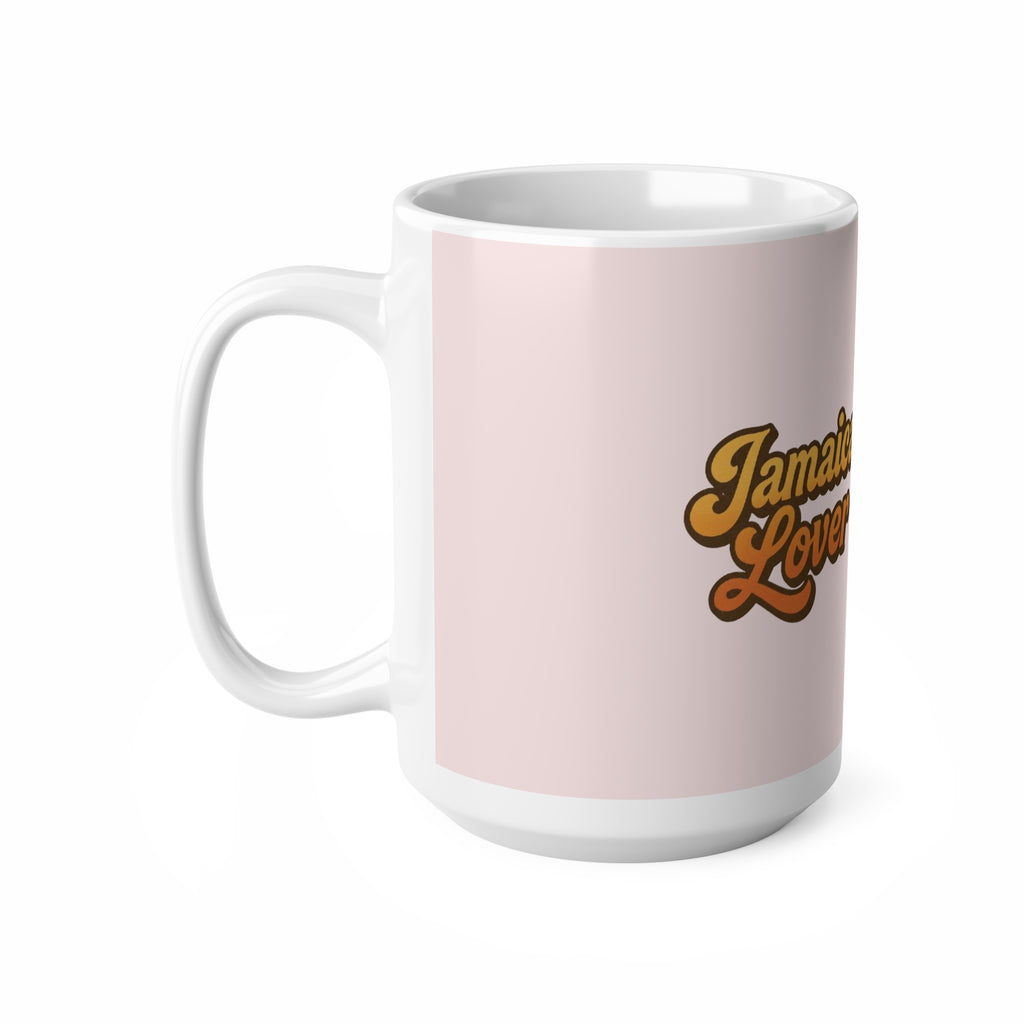 Jamaica Lover Ceramic Coffee Mug — Retro Script Coffee Cup (11oz & 15oz)