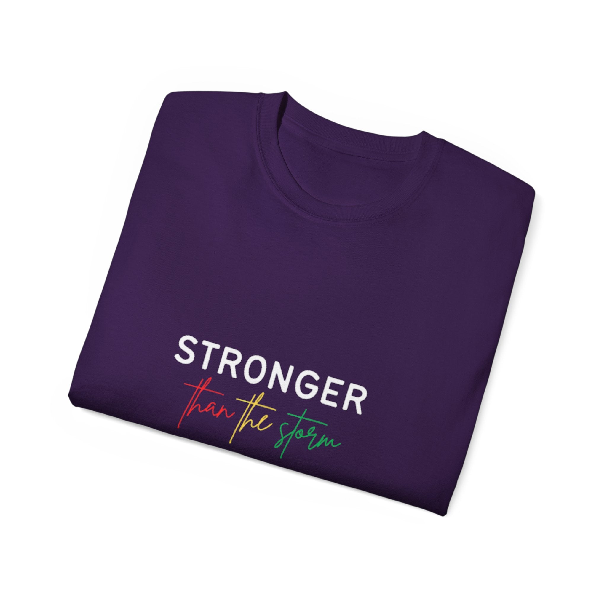 Stronger Than The Storm T-Shirt — Resilience Motivational Tee