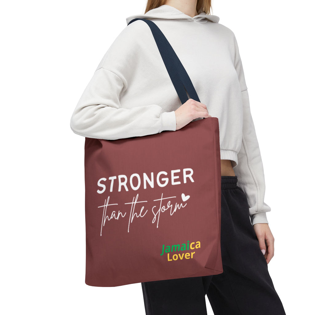 Stronger Than The Storm Jamaica Lover Tote Bag
